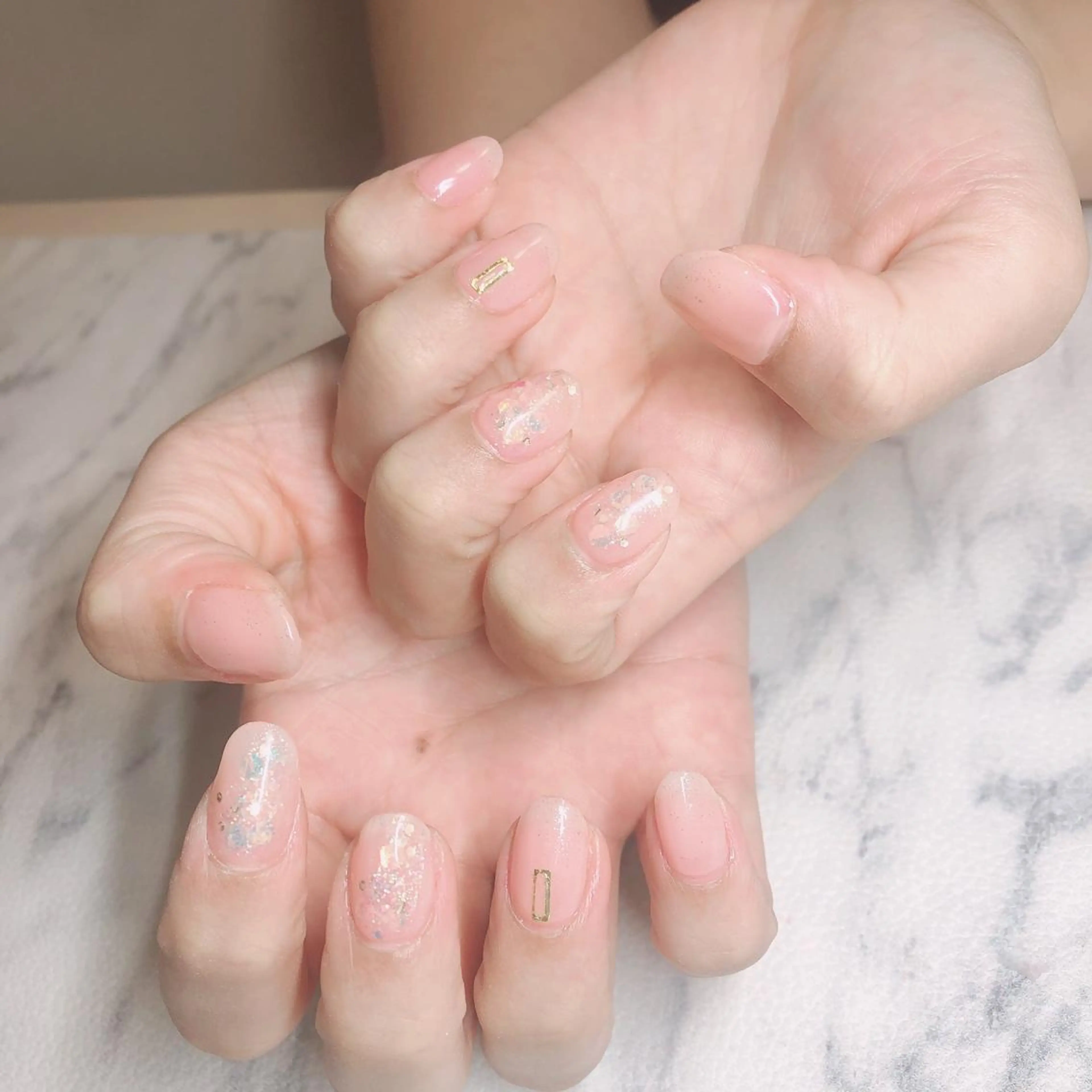 ネイル 持ち込み 結城 怜菜のネイルデザイン