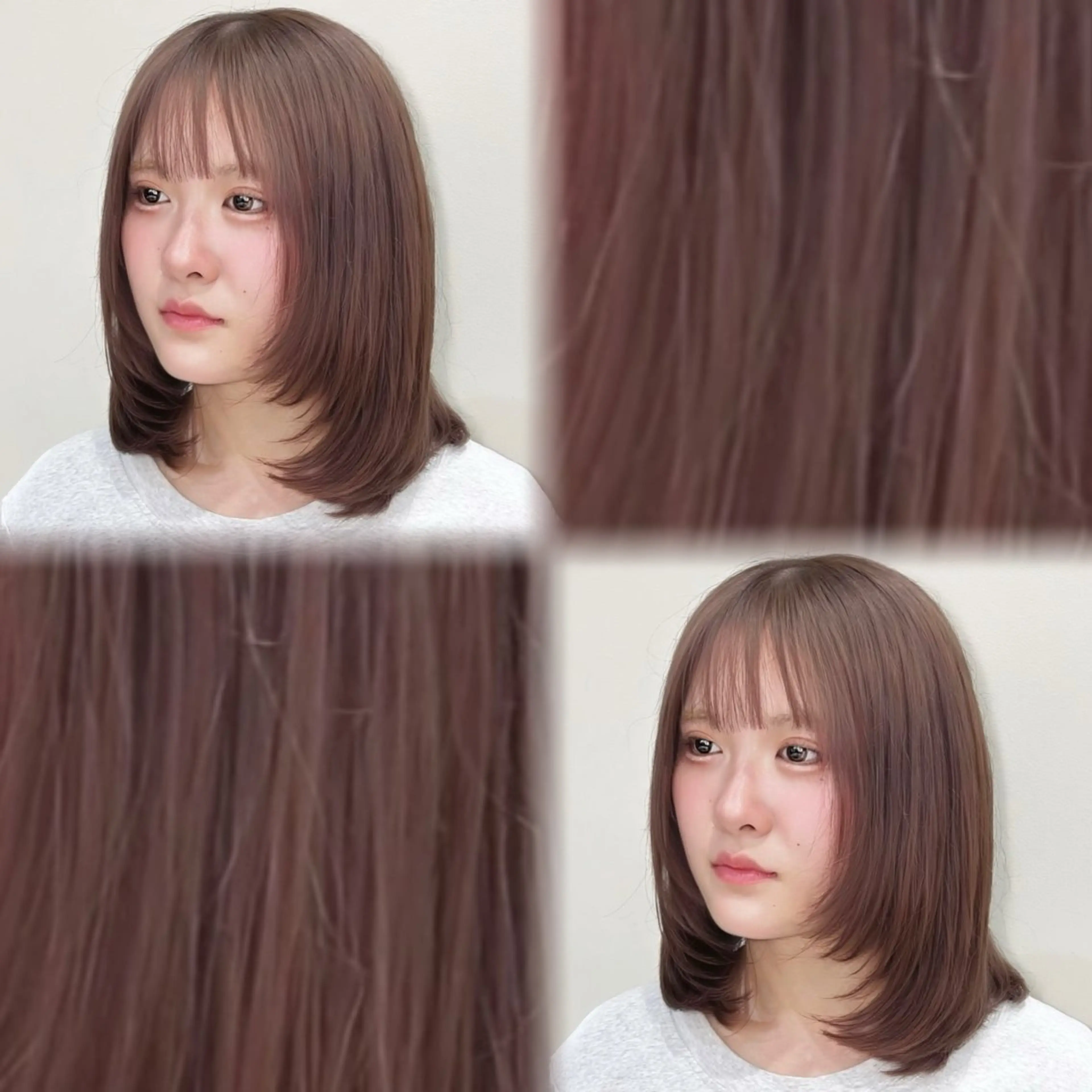 ショート カラー ヘアカラー 透明感カラー×レイヤ ー🧊横田 冴のヘアスタイル