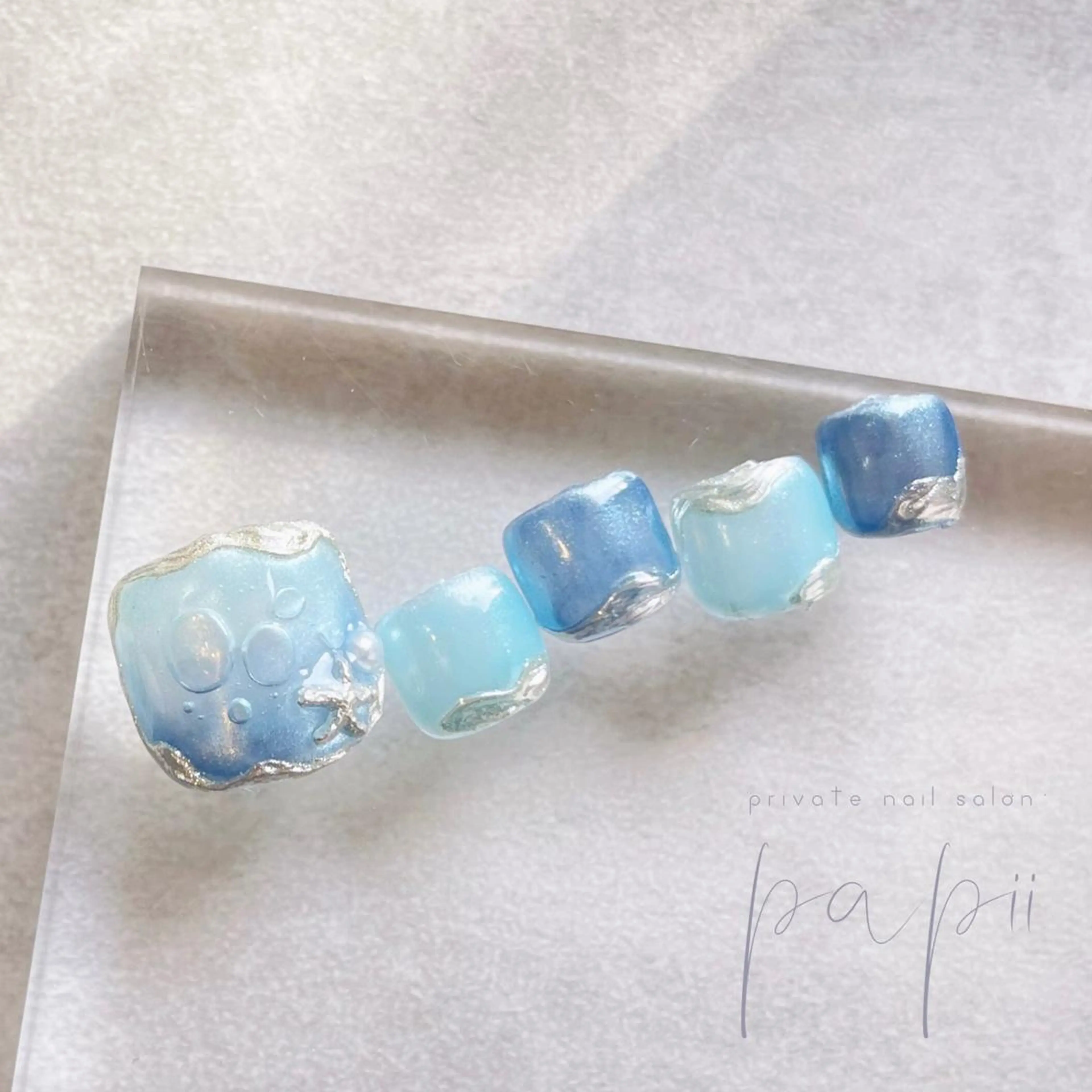 ネイル アートネイル フットネイル private nail salon papii所属・papii☆ kurodaのネイルデザイン