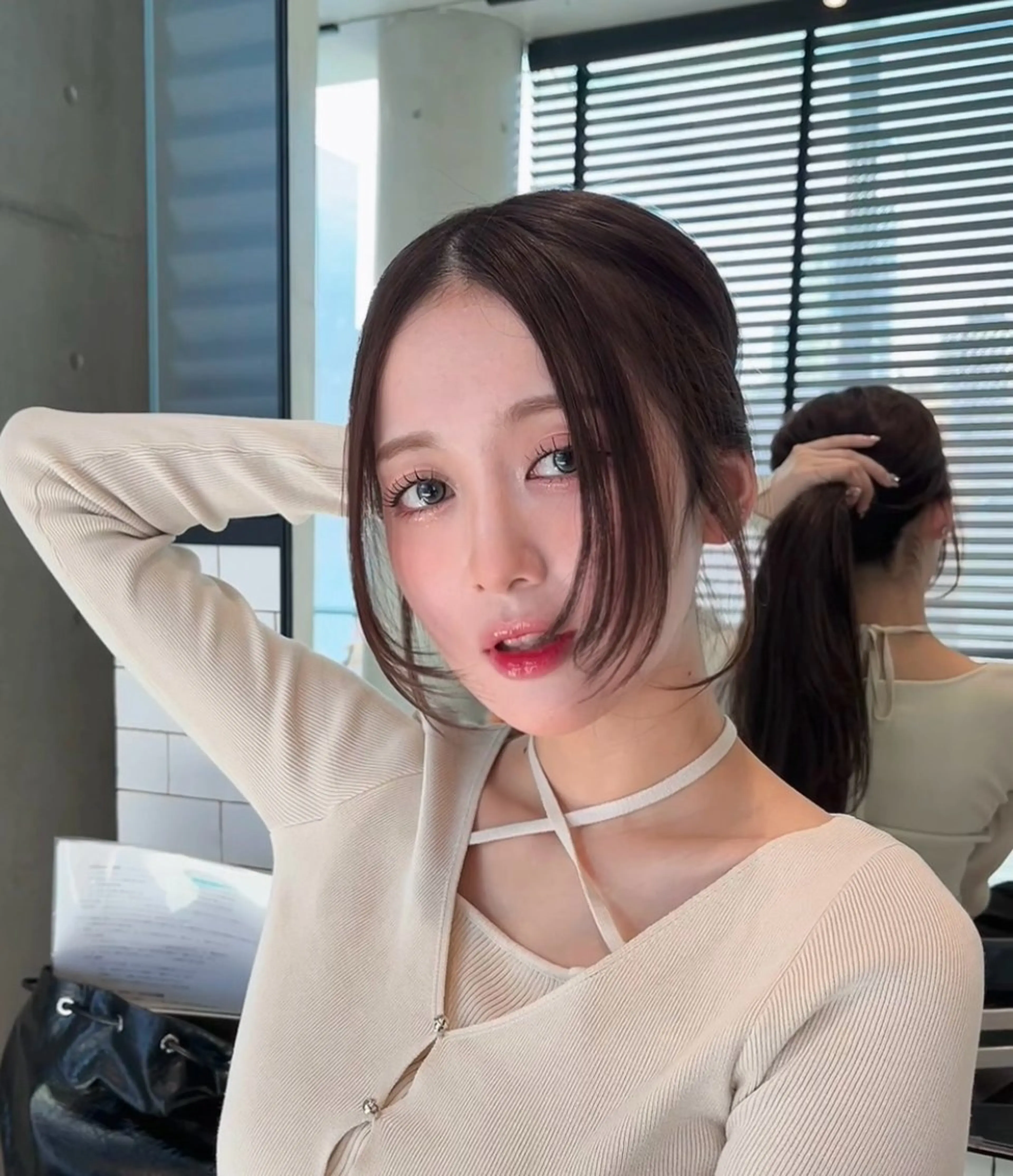 ミディアム カラー カット ヘアカラー トリートメント 🌫️大人韓国ヘア 🌫️naoyaのヘアスタイル