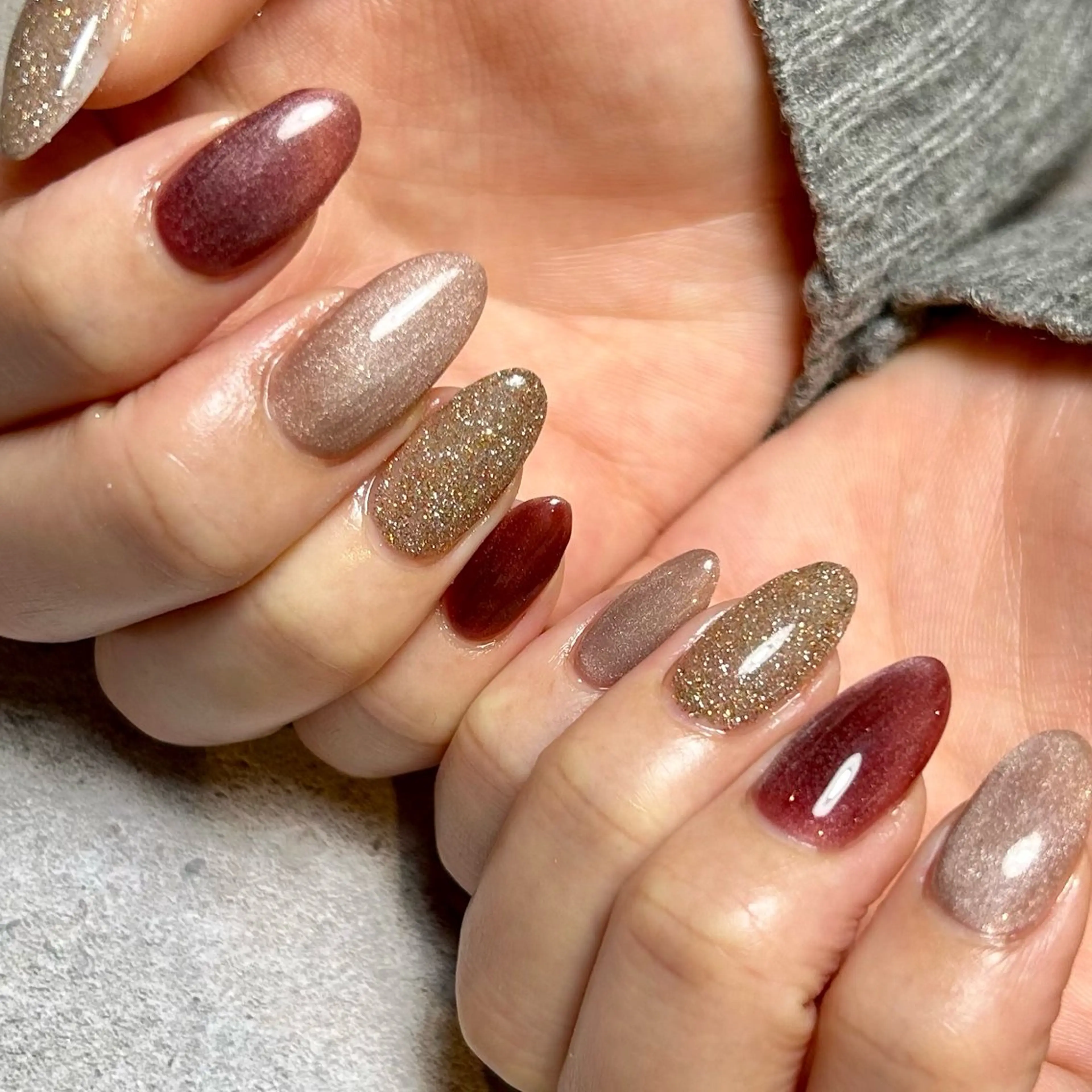 ネイル フラッシュネイル ハンドネイル Reflection marikoのネイルデザイン