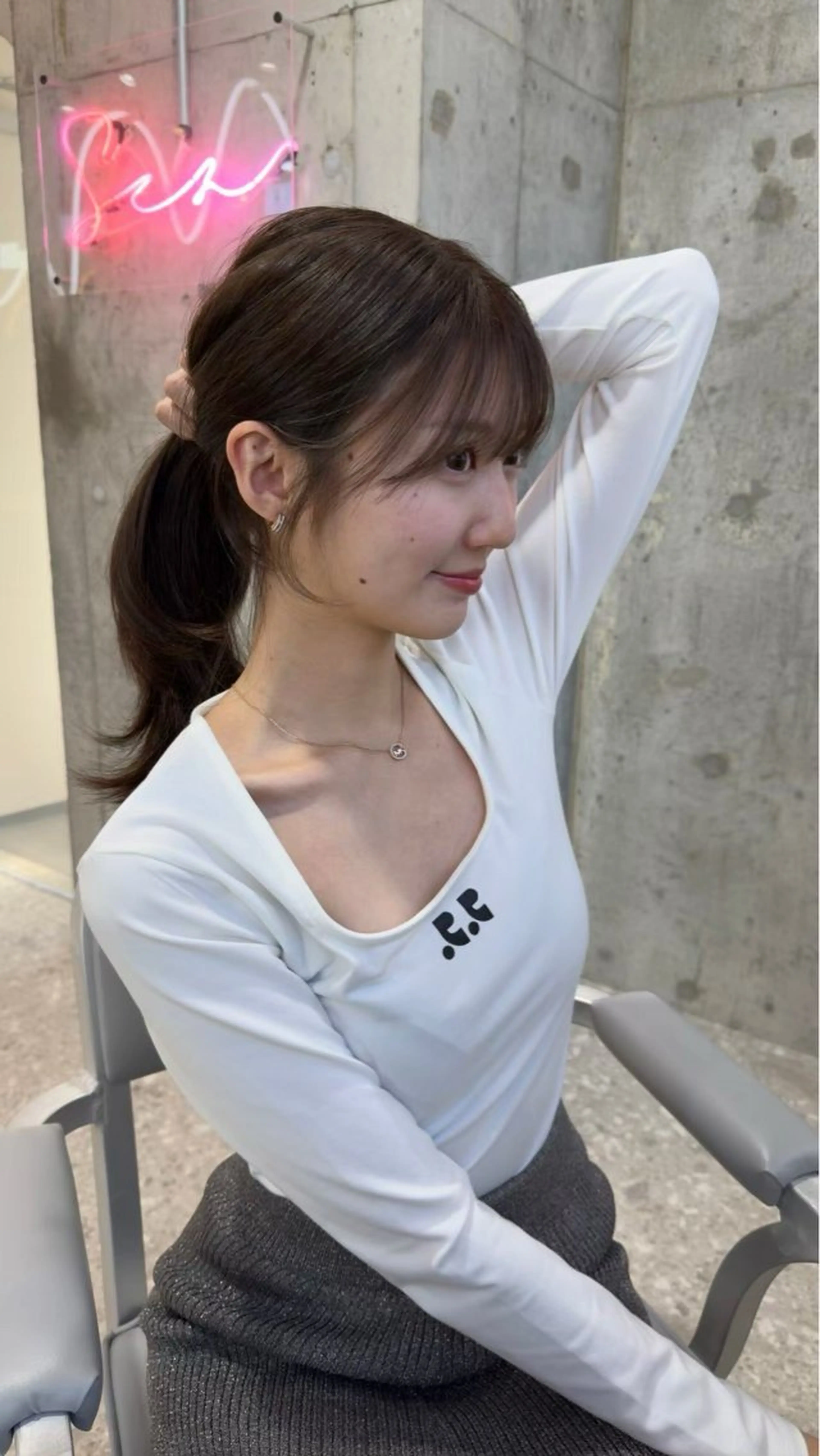 ミディアム カット ヘアカラー トリートメント 髪質改善/縮毛矯正 /レイヤー/宮崎直弥のヘアスタイル