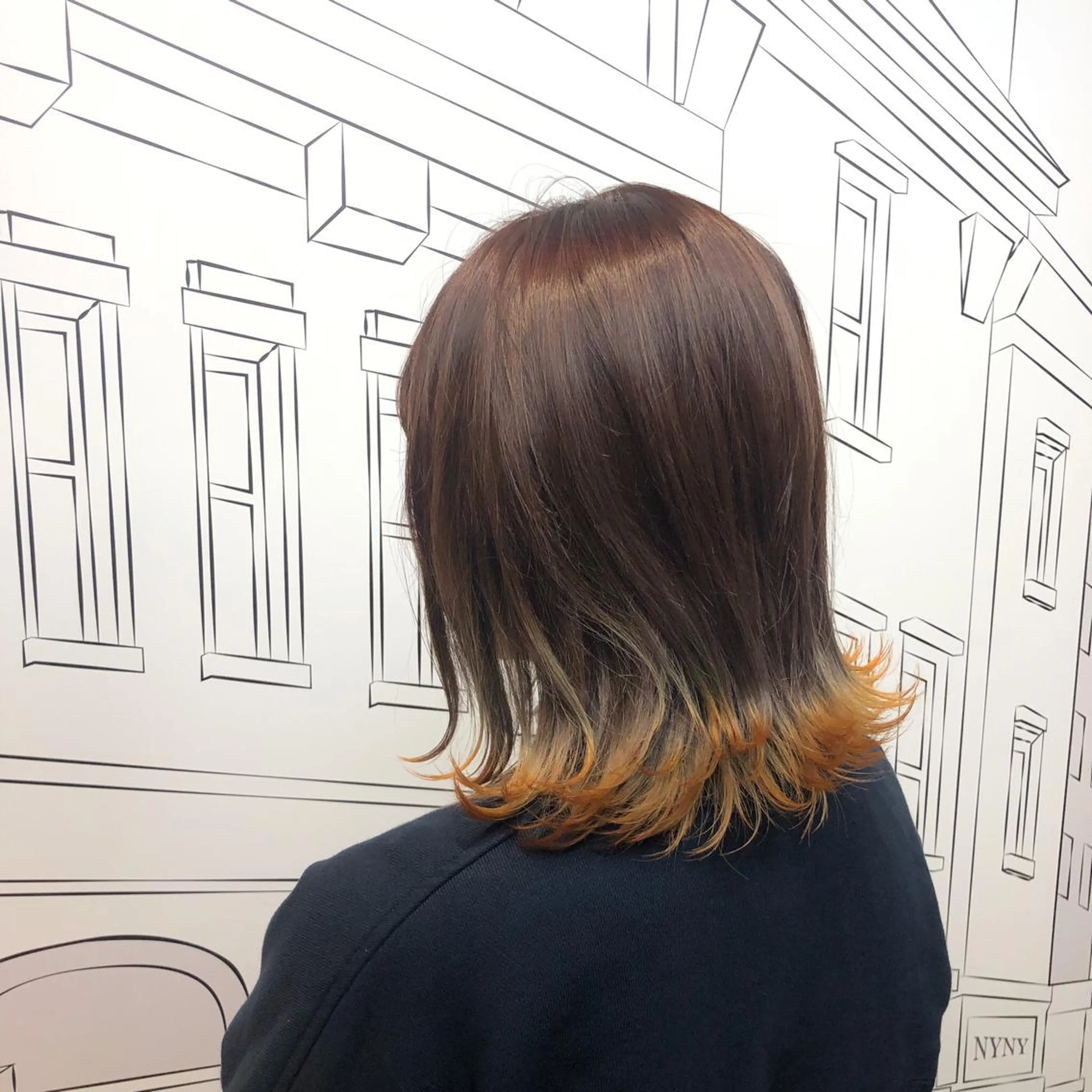 ミディアム カラー レイヤー,ボブ / 彩未のヘアスタイル