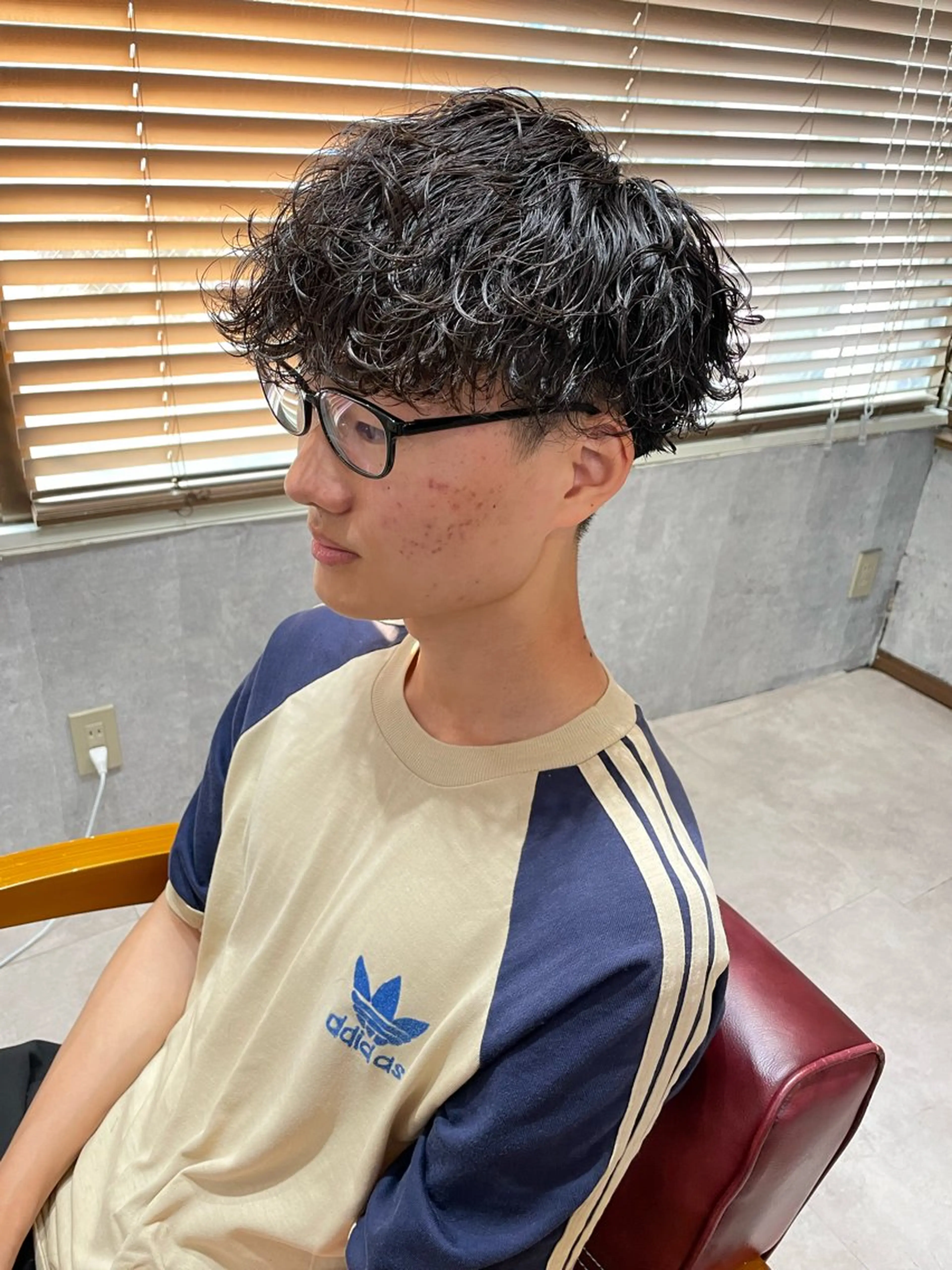 ショート パーマ メンズ メンズパーマ特化 勝毛広貴のヘアスタイル