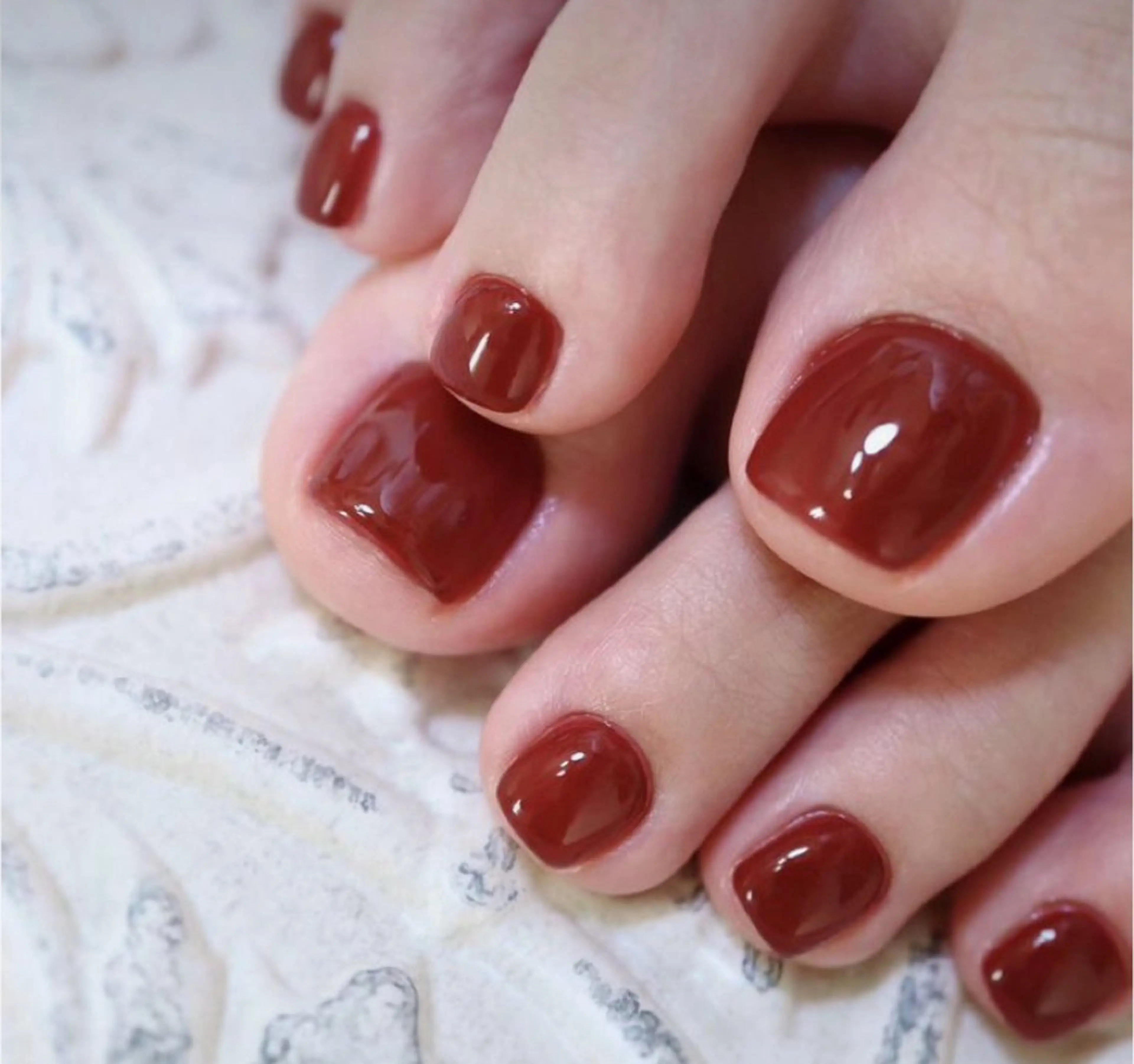 🌻【オフ有/FOOT】ワンカラーorラメ🦶🌻の写真