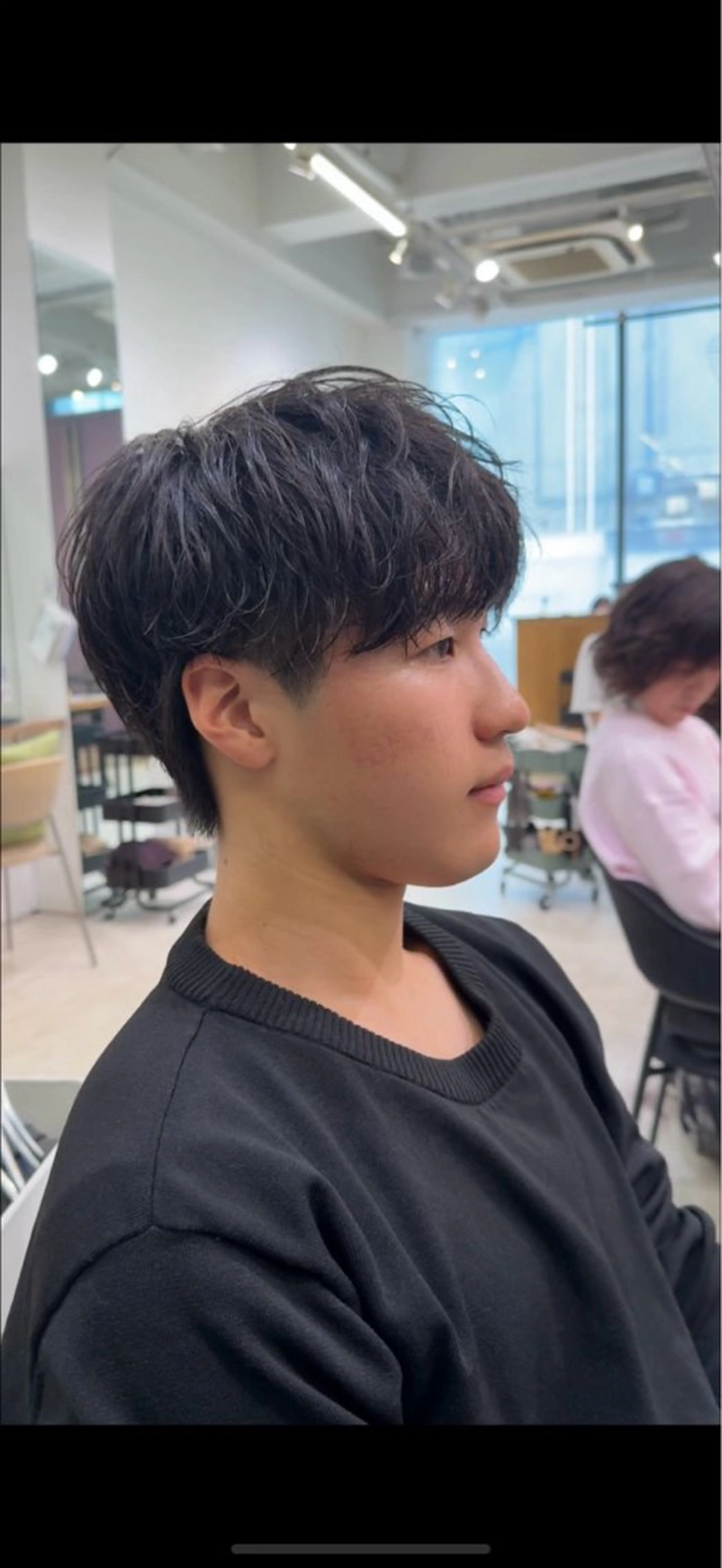 パーマ メンズ パーマ さらツヤcolor 🌈 IORI🌞のヘアスタイル