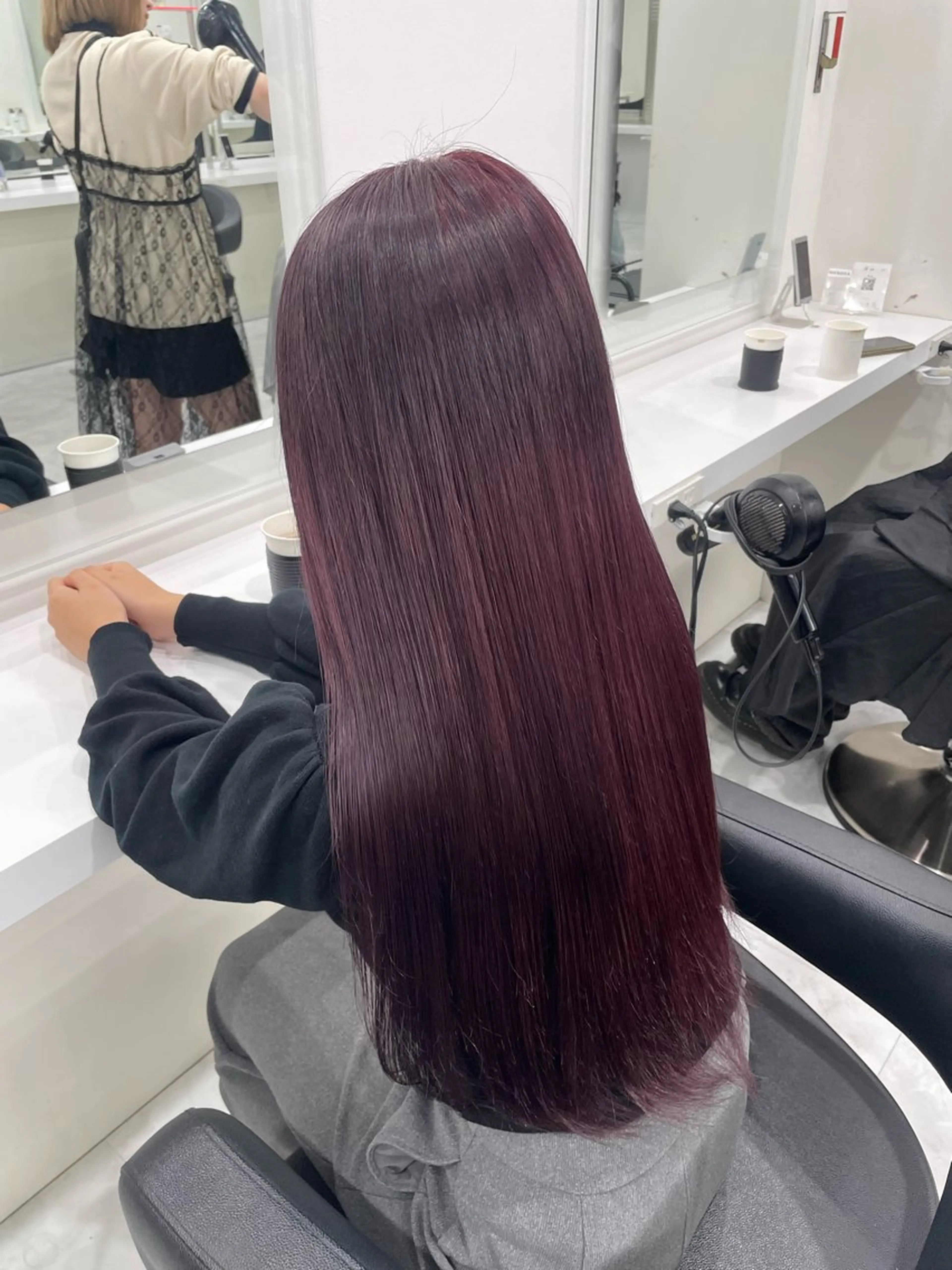 ロング カラー ブリーチ ケアカラー ロング トリートメント 💗トレンドモテヘア Natsumi 💗のヘアスタイル