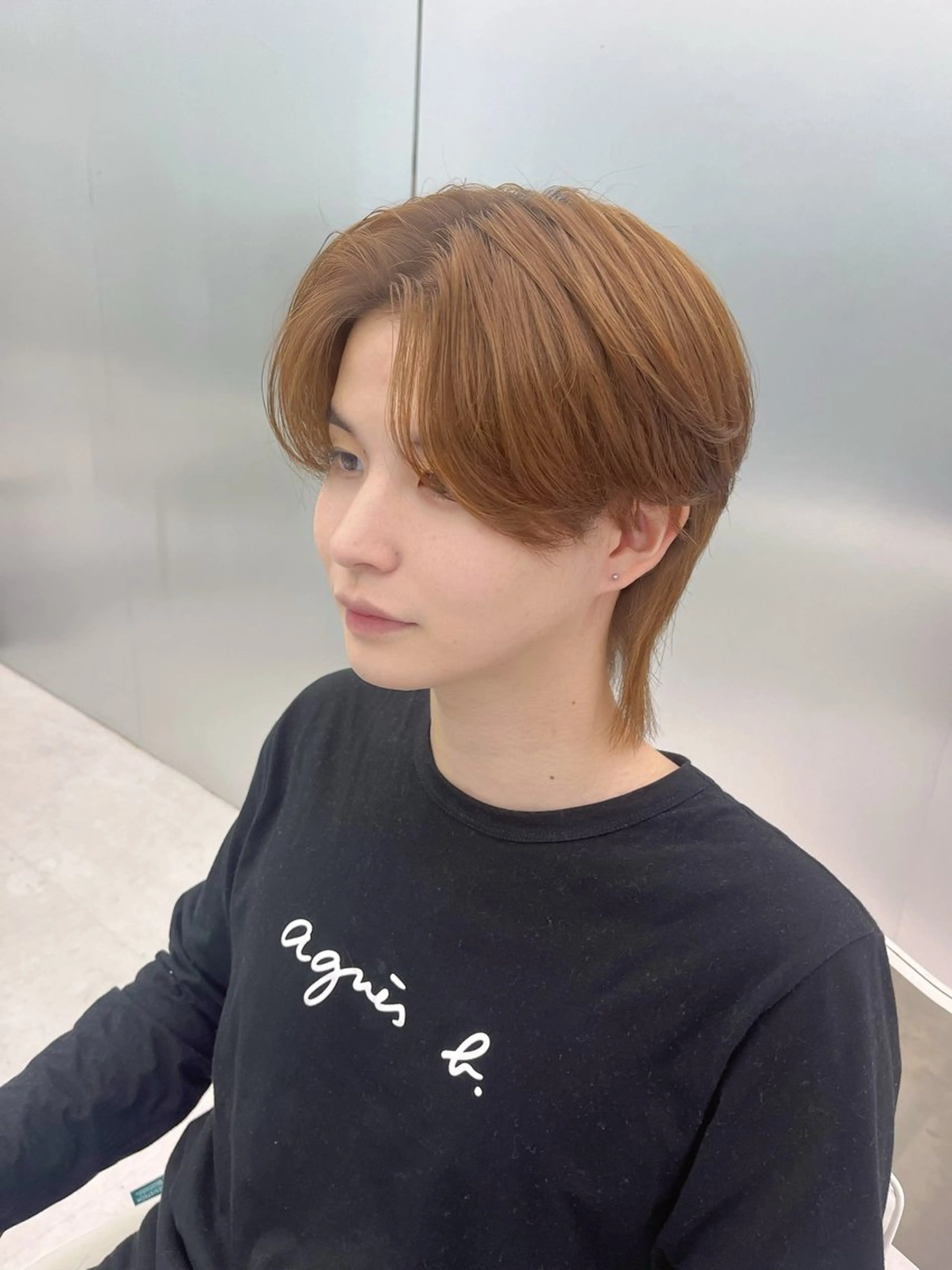 カラー メンズ カット ヘアカラー 大阪韓国メンズ特化 LUNAのヘアスタイル