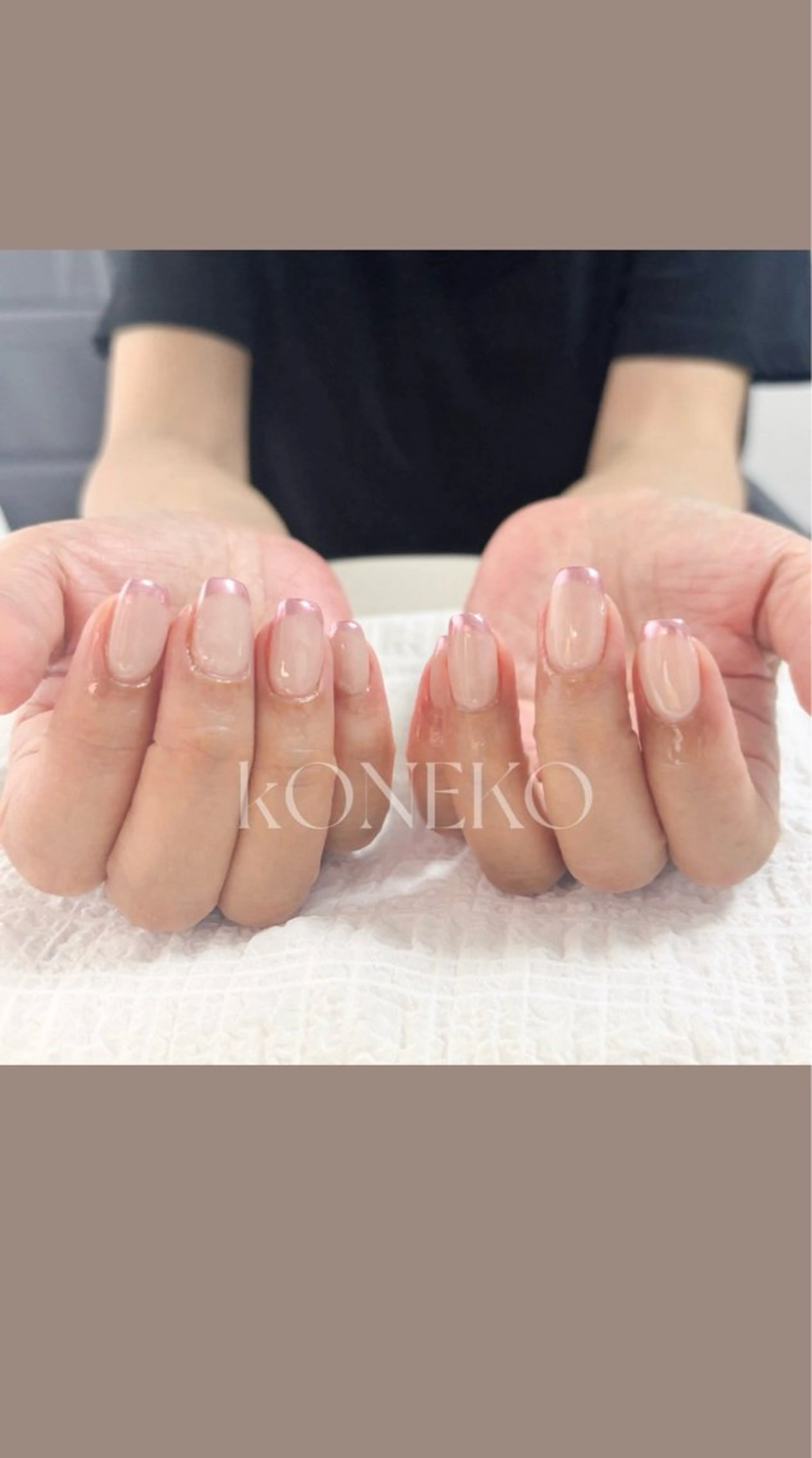 ネイル コネコネイルサロン モデル用のネイルデザイン