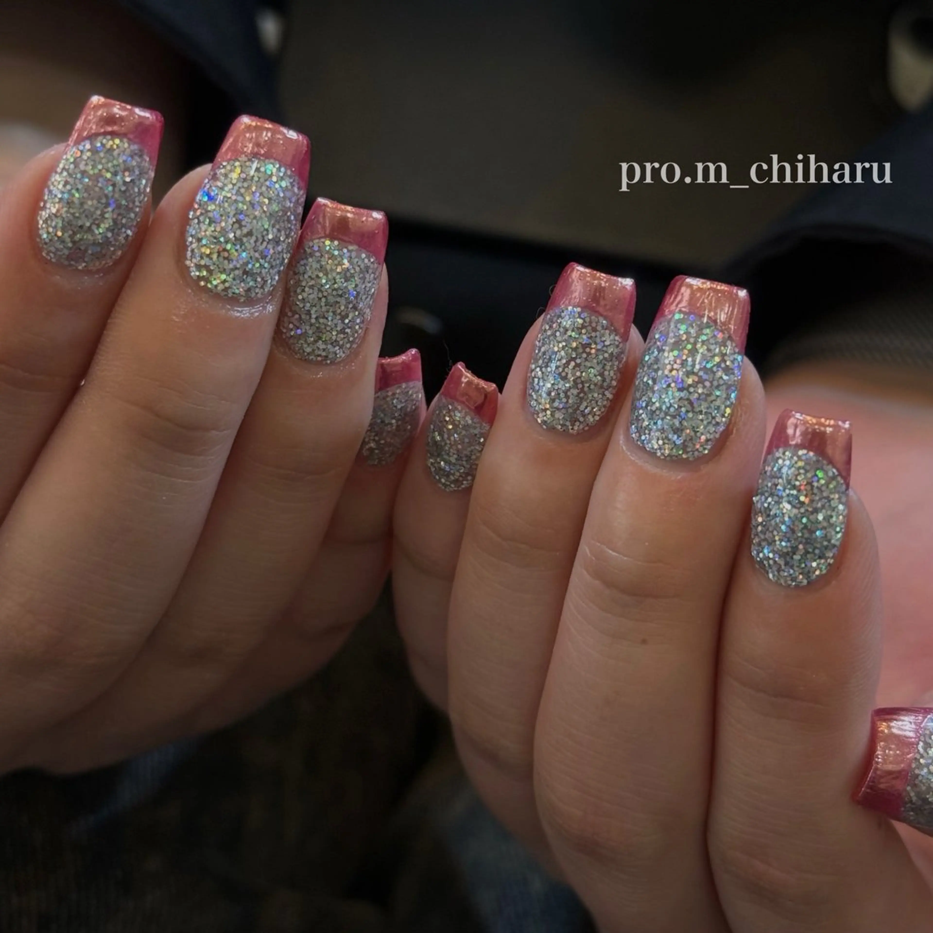 ネイル ミラーネイル ハンドネイル pro.M chiharuのネイルデザイン