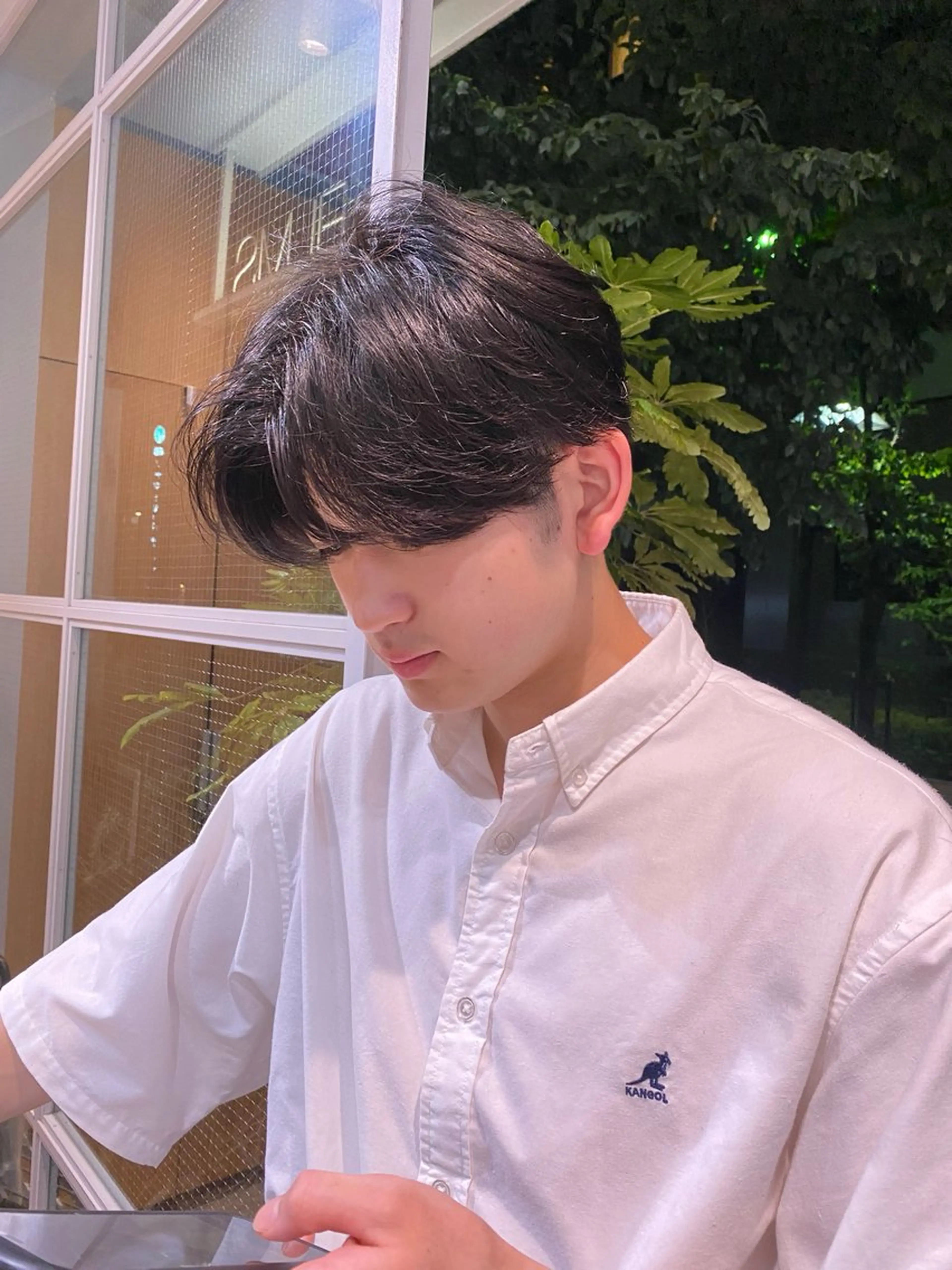 パーマ 梨澤 百音のヘアスタイル