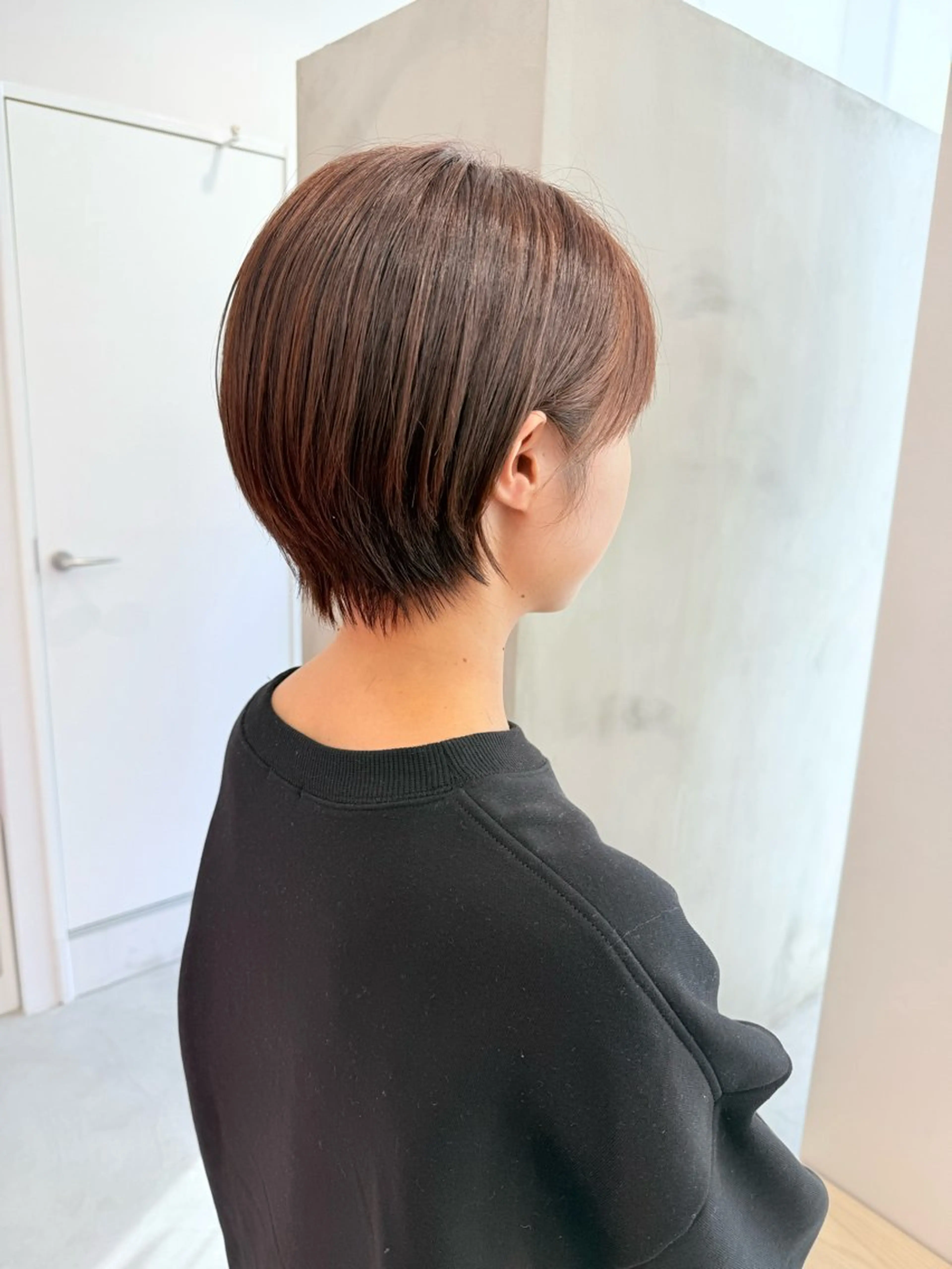 ショート カラー ブリーチ ダブルカラー ボブ 顔周りカット タンバルモリ DECORA SORAN【本川越】所属・韓国/顔周り/ボブ/ ショート/大川陽太のヘアスタイル