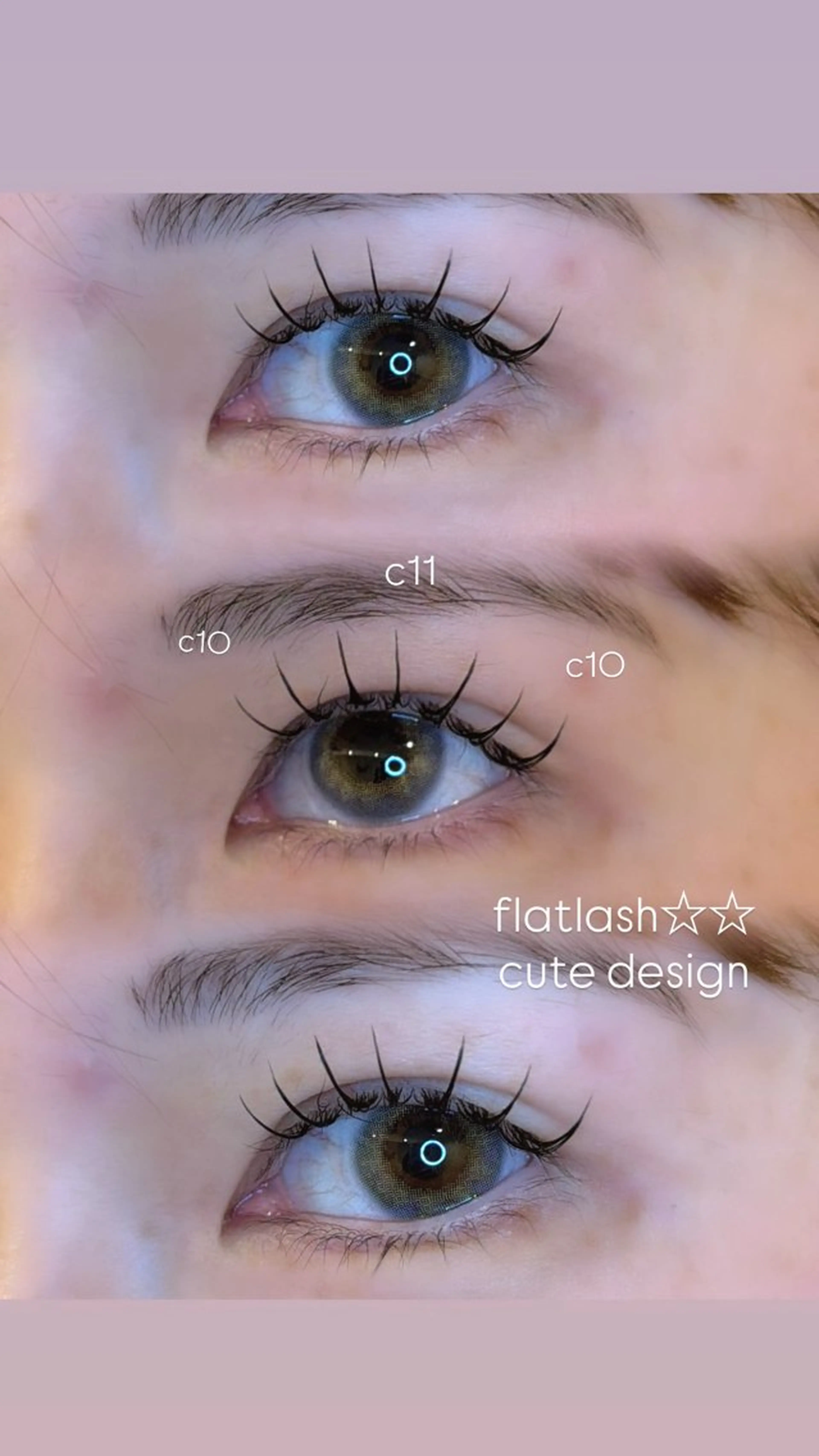 マツエク・マツパ MELL KONATSUのマツエク・マツパデザイン