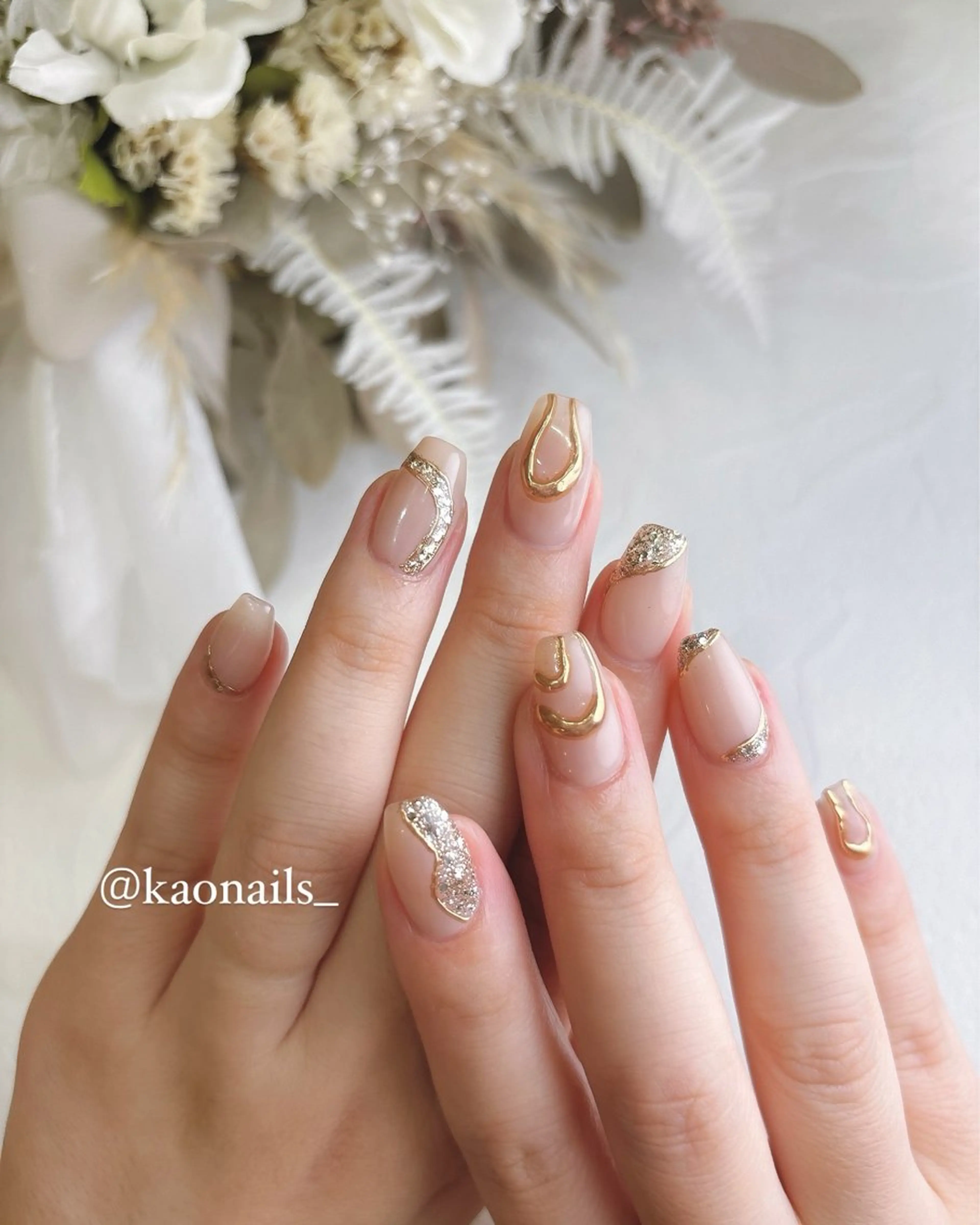 ネイル ハンドネイル Radia bykaonailsのネイルデザイン