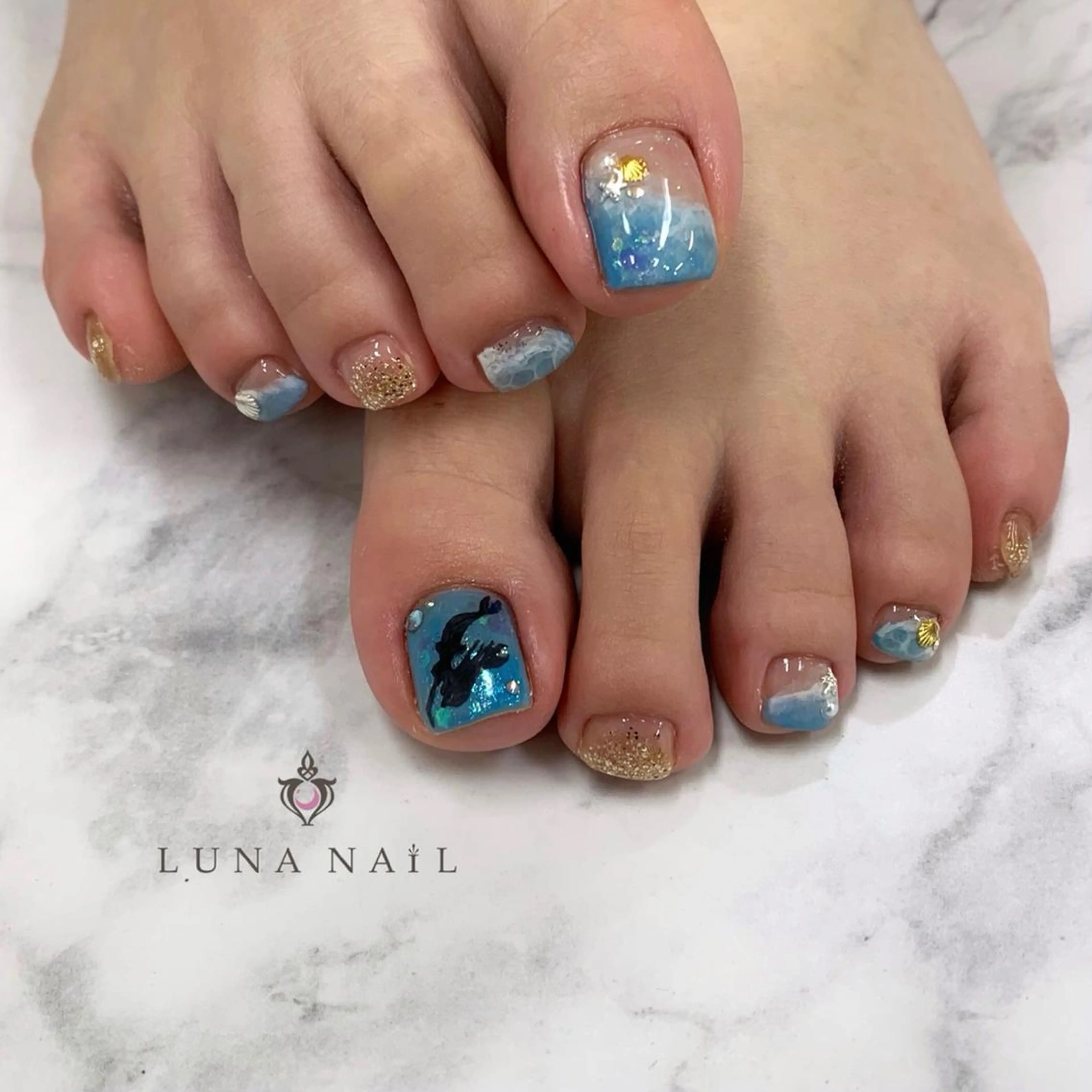 ネイル フットネイル いまむら あかりのネイルデザイン