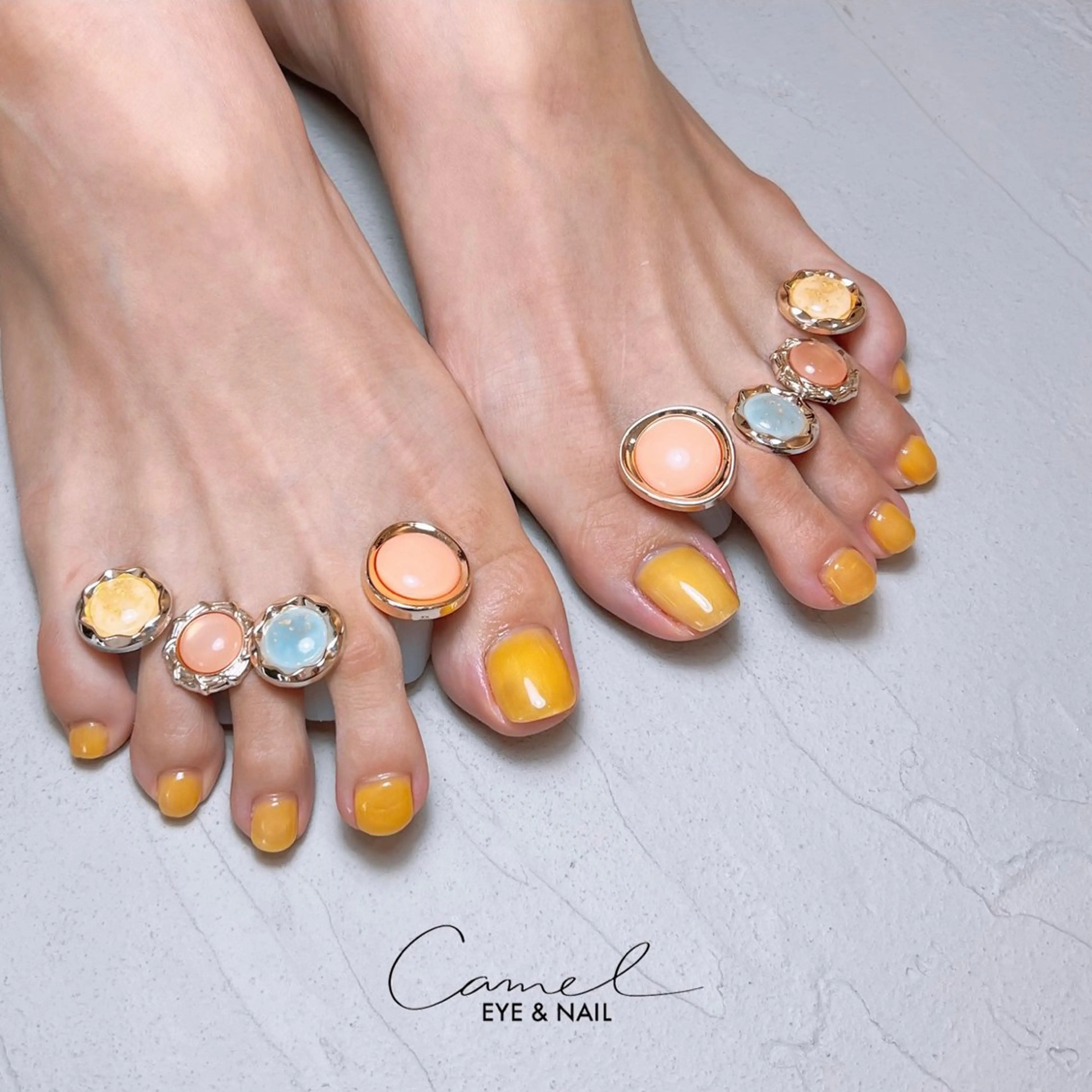 フットワンカラーネイル/オフなしの写真