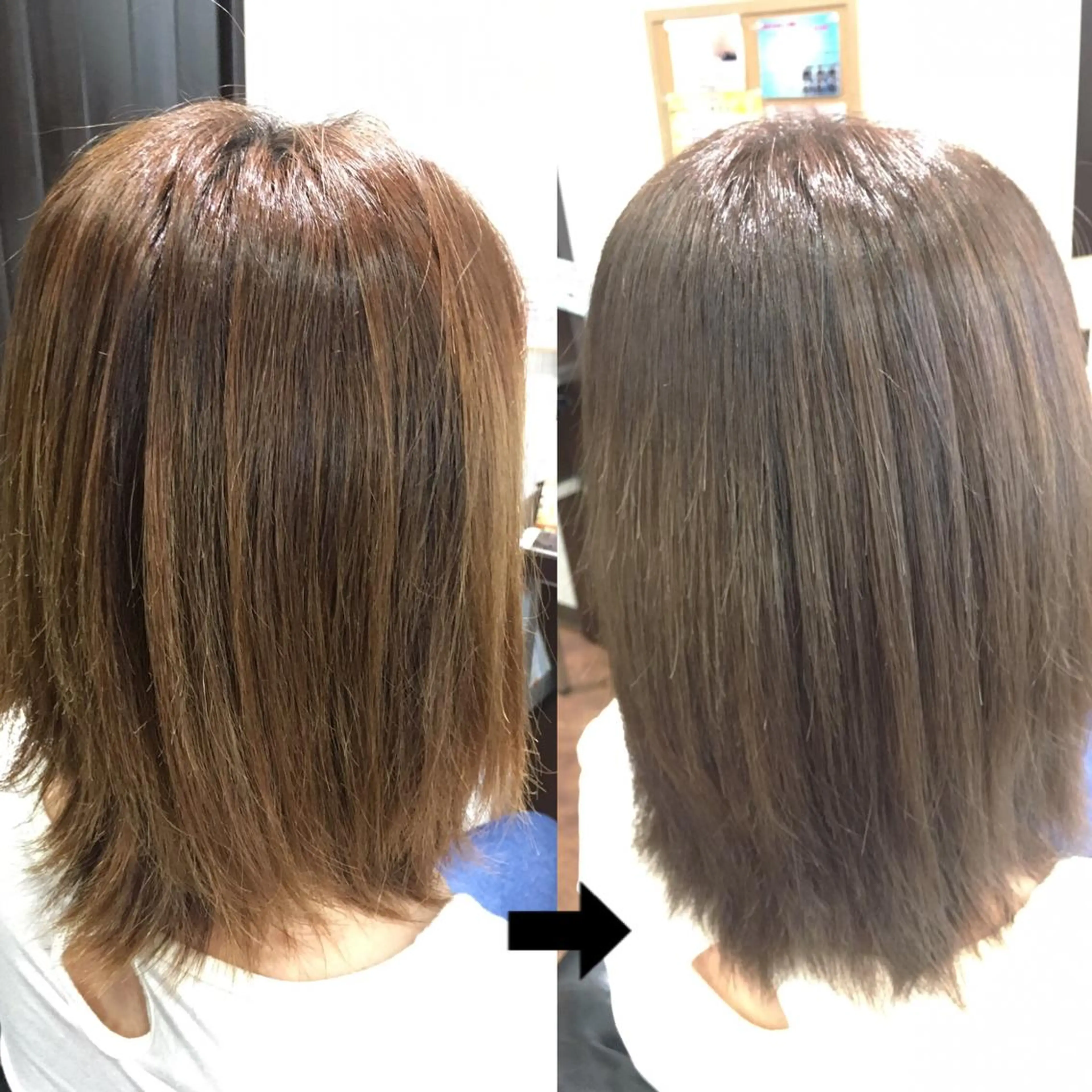 ミディアム カラー くせ毛 トリートメント Rise Heart 中村 裕介のヘアスタイル