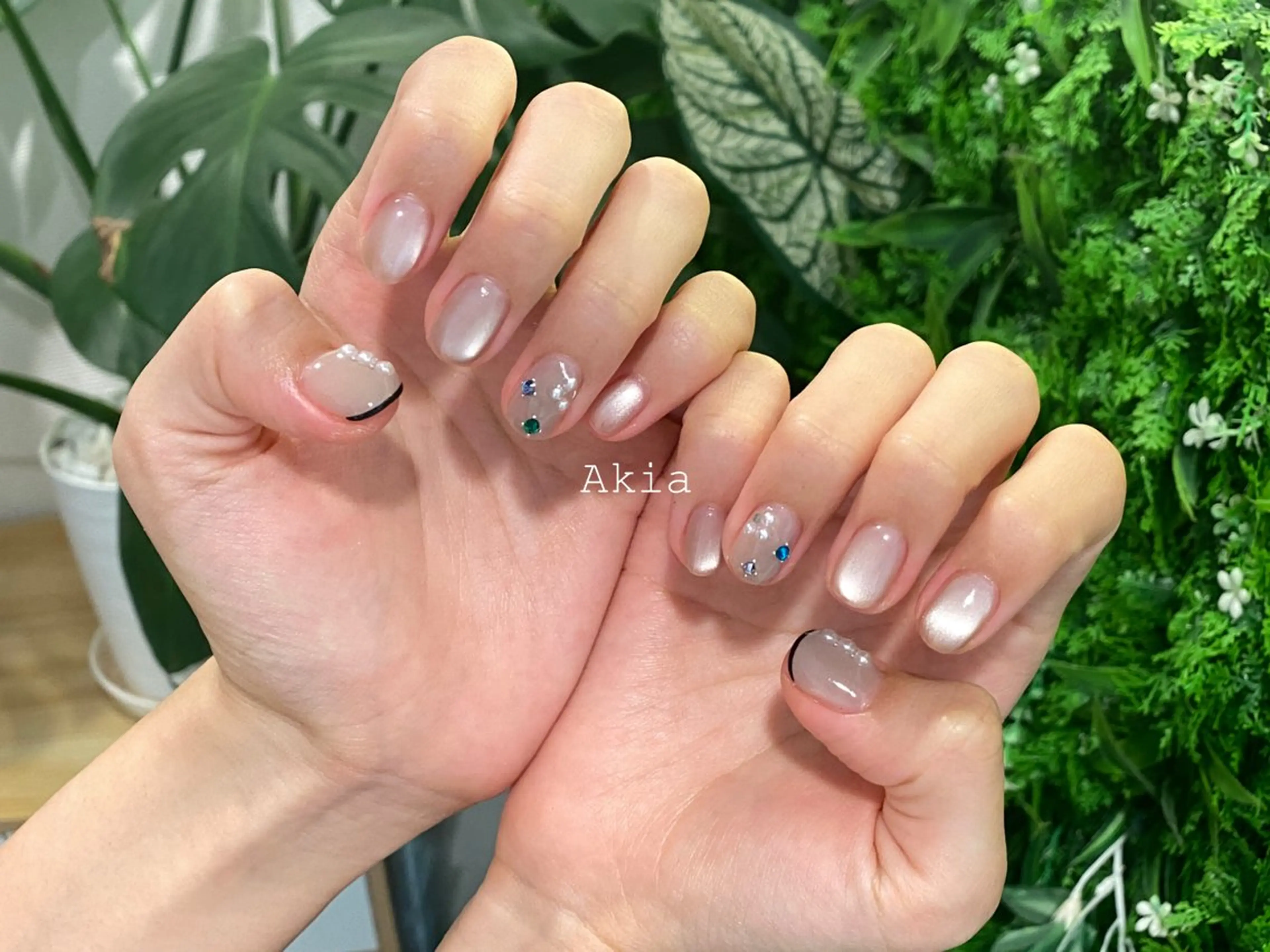 ネイル w wのネイルデザイン