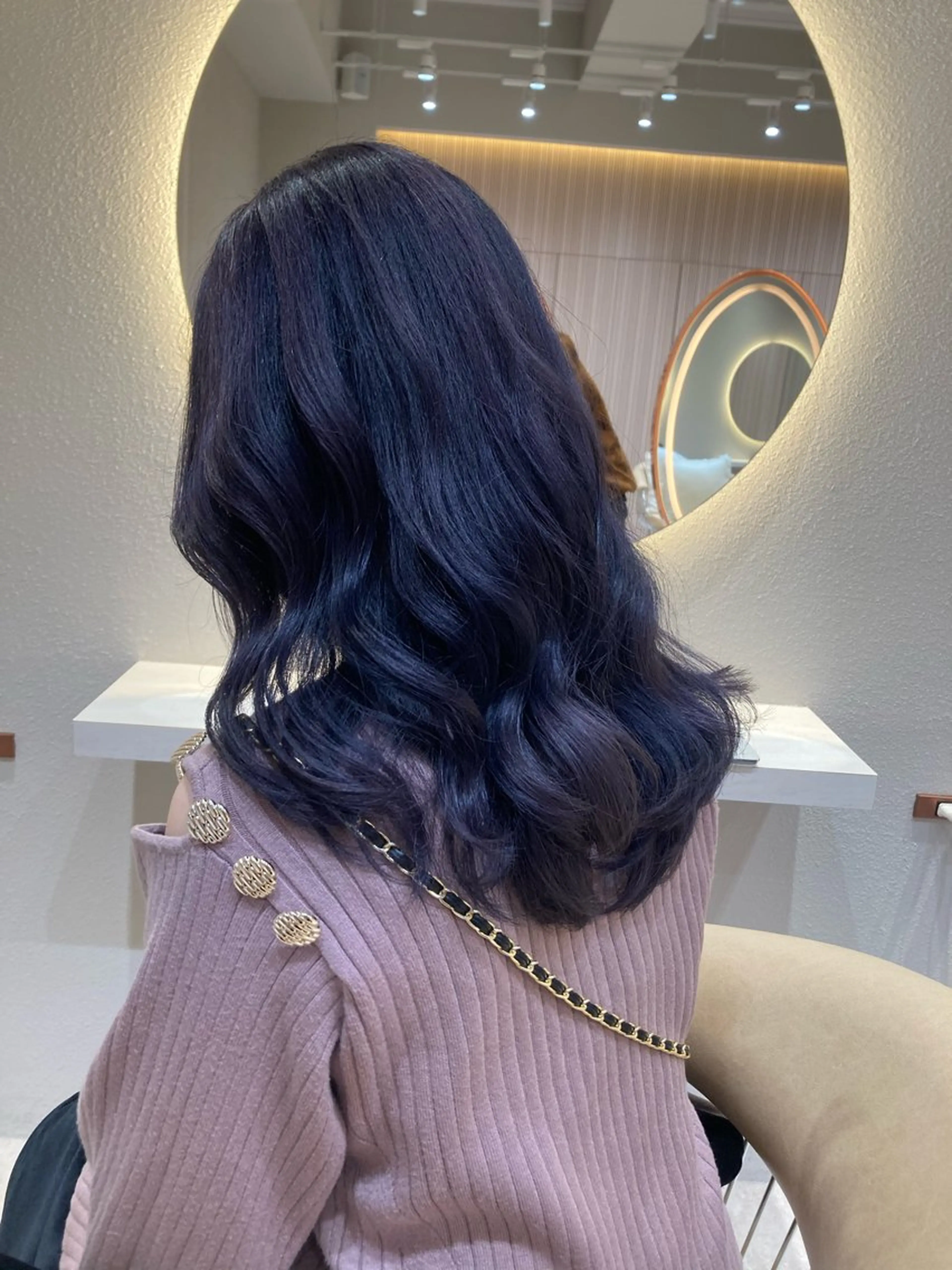 セミロング ヘアカラー トリートメント 🩵縮毛矯正・ボブ 岩原朋也🩵のヘアスタイル