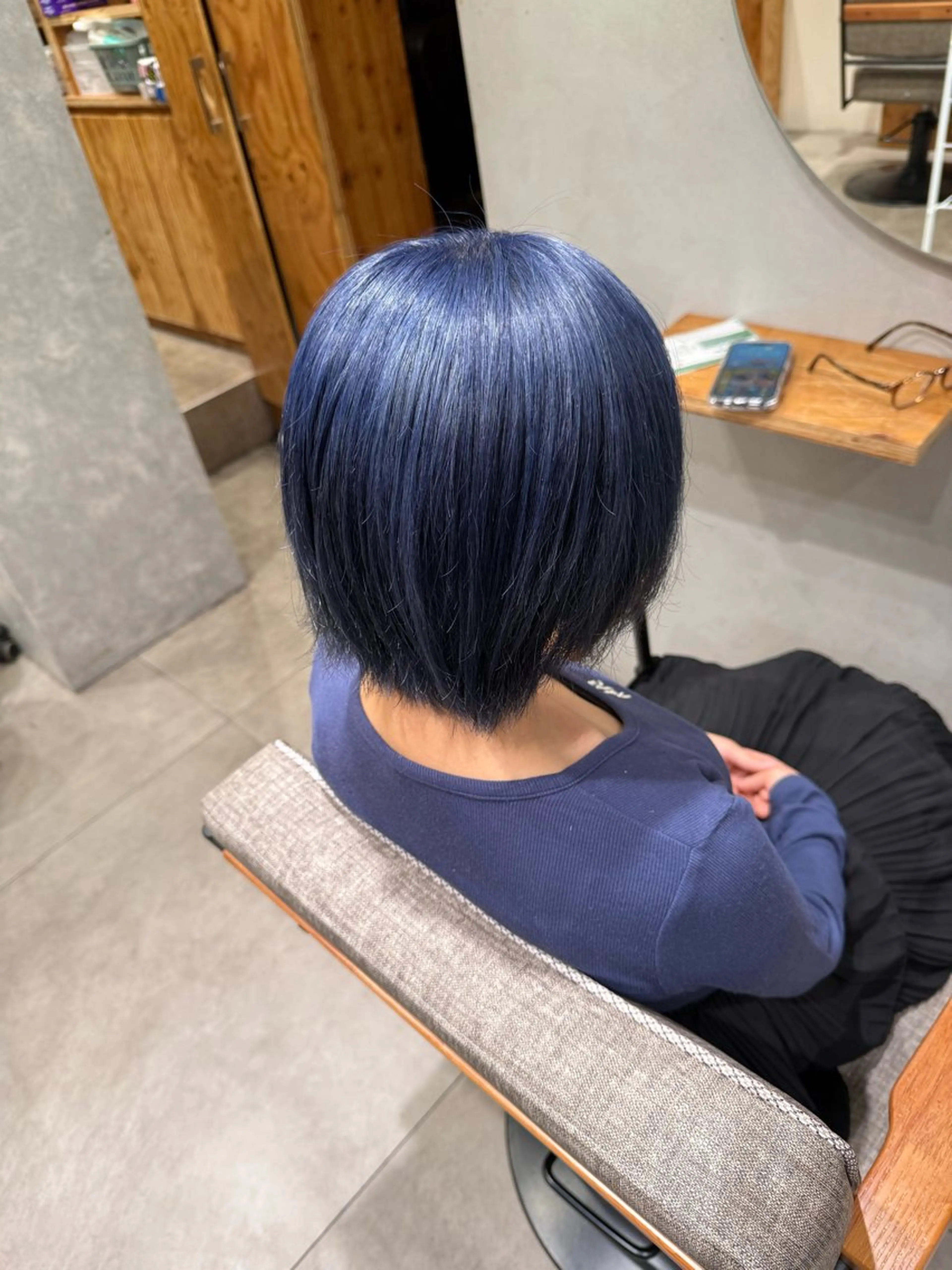 ショート ヘアカラー 松平 拓巳のヘアスタイル