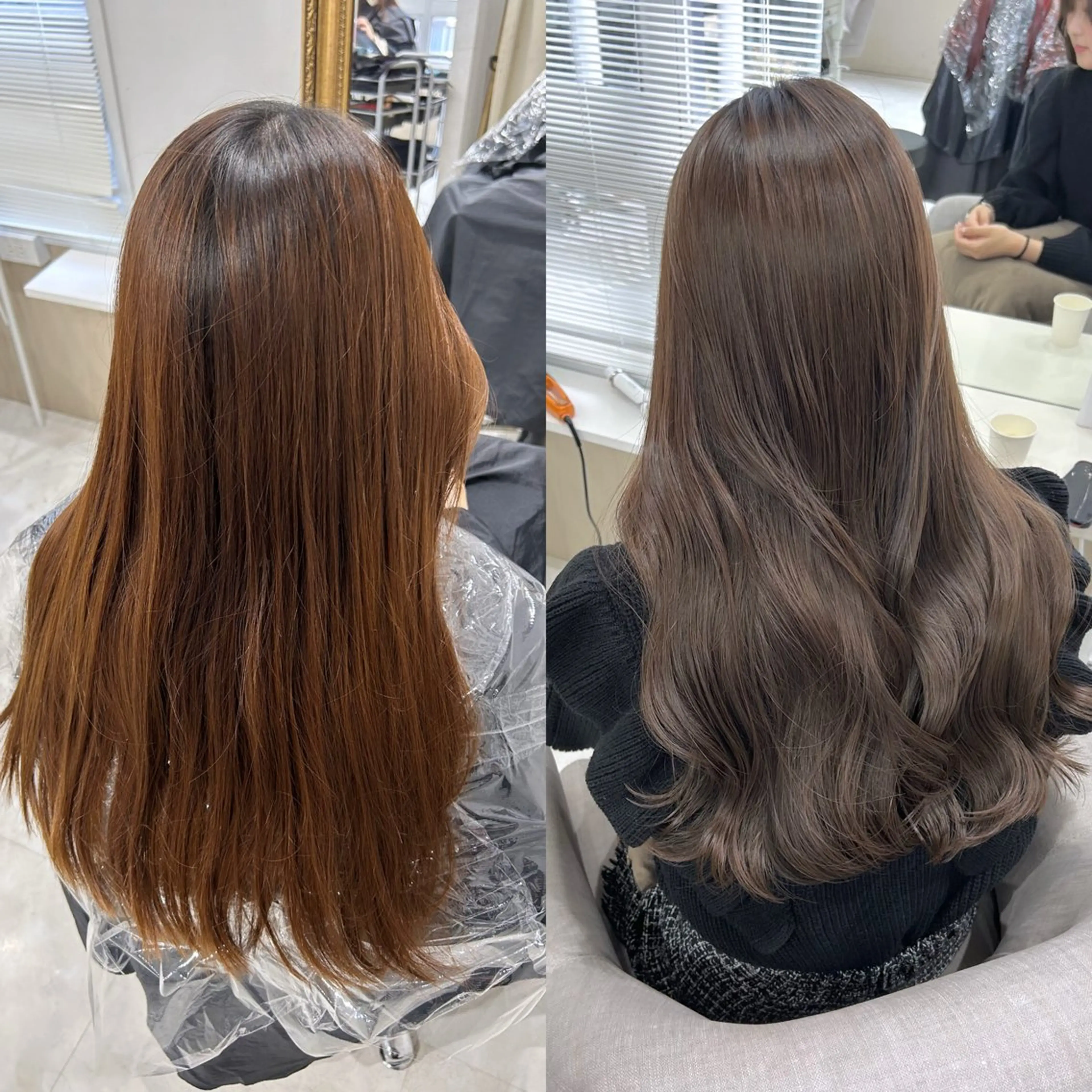 ロング カット ヘアカラー トリートメント 髪質改善× ブリーチなしyutoのヘアスタイル