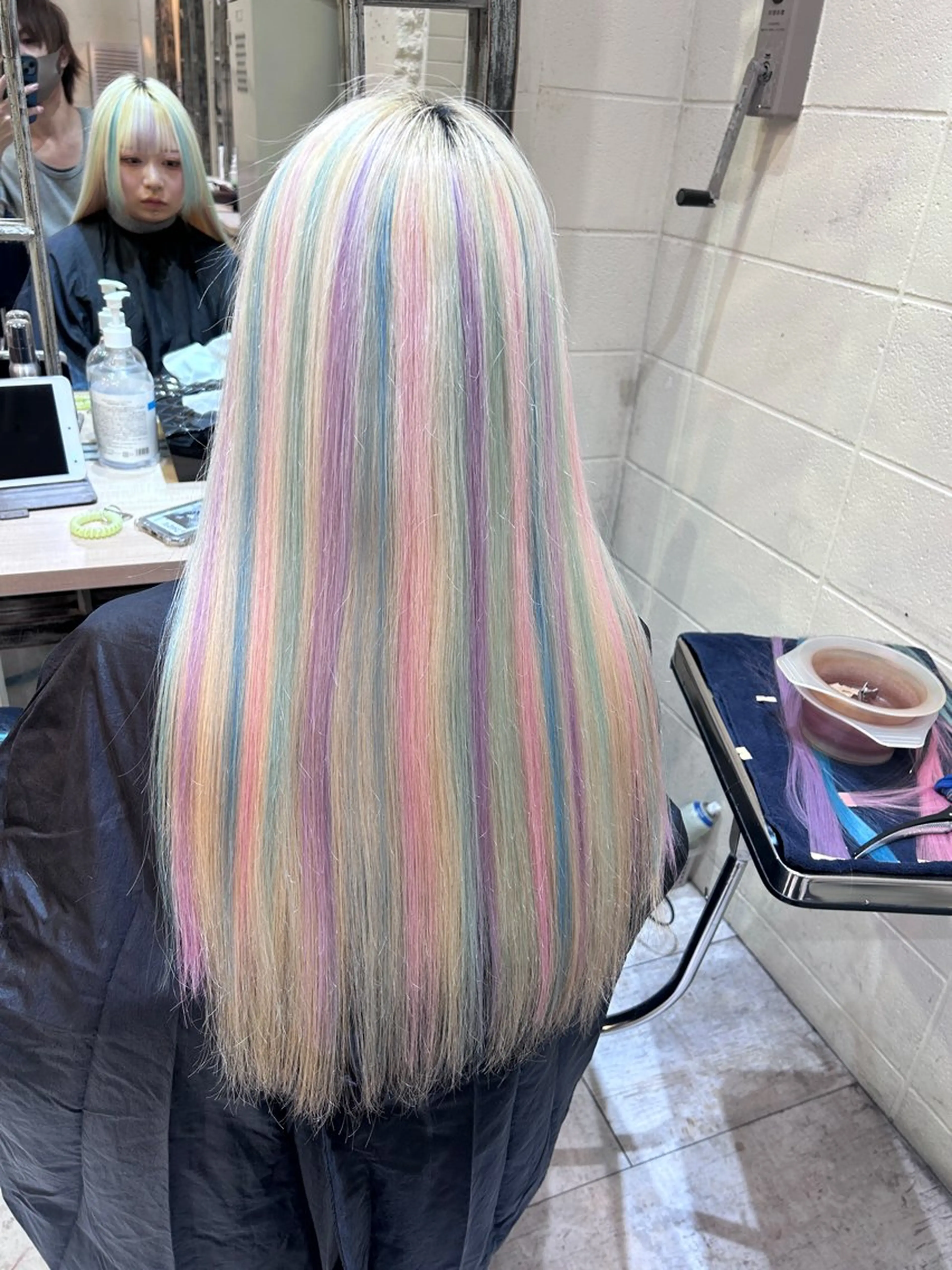 ロング カラー 6Dエクステ 鳥谷ミナトのヘアスタイル