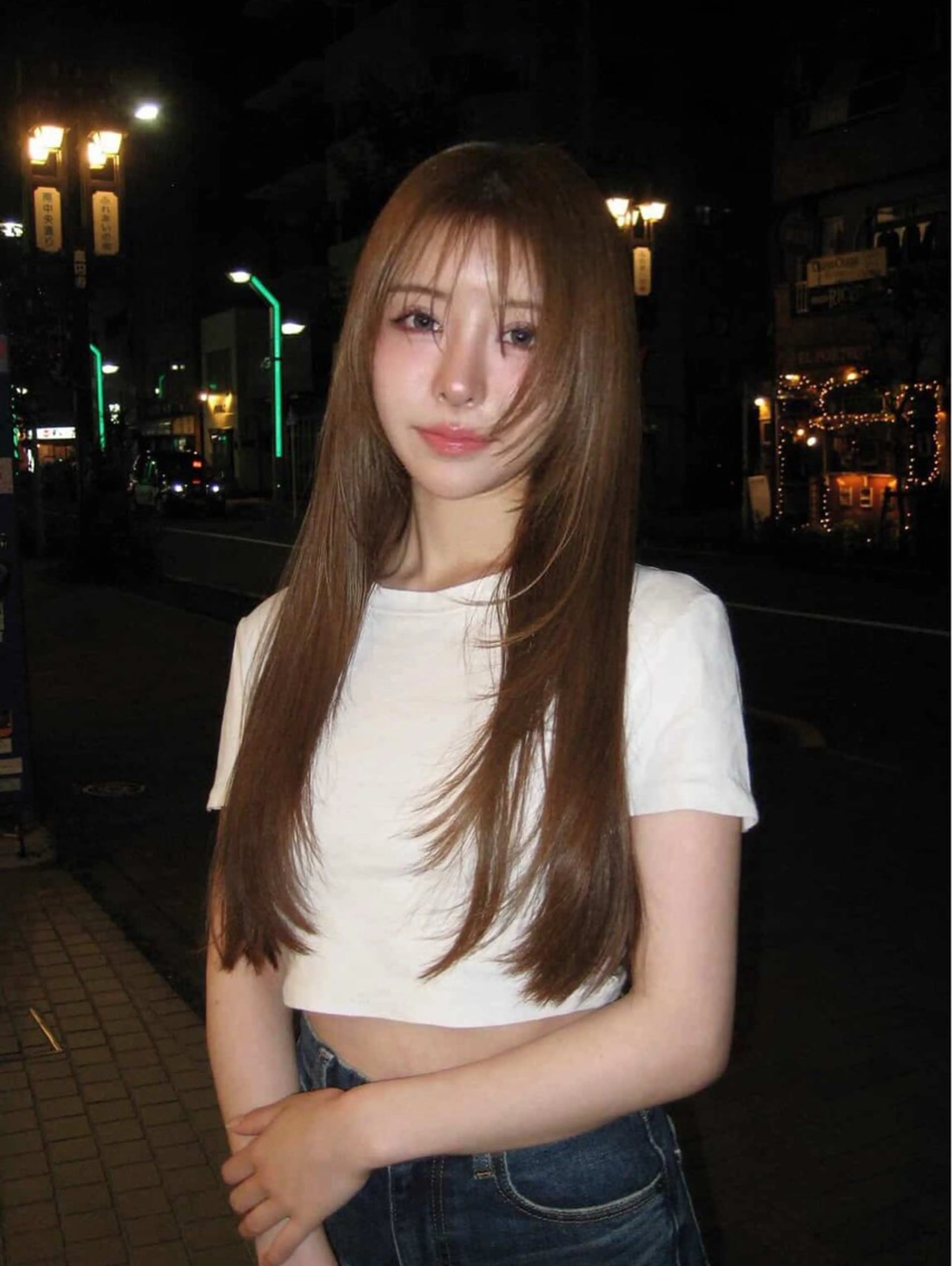 ロング カラー ベージュカラー ブリーチ 透明感カラー ダブルカラー ブリーチなしカラー カット ヘアカラー 艶カラー/レイヤー /atsumi🪷のヘアスタイル