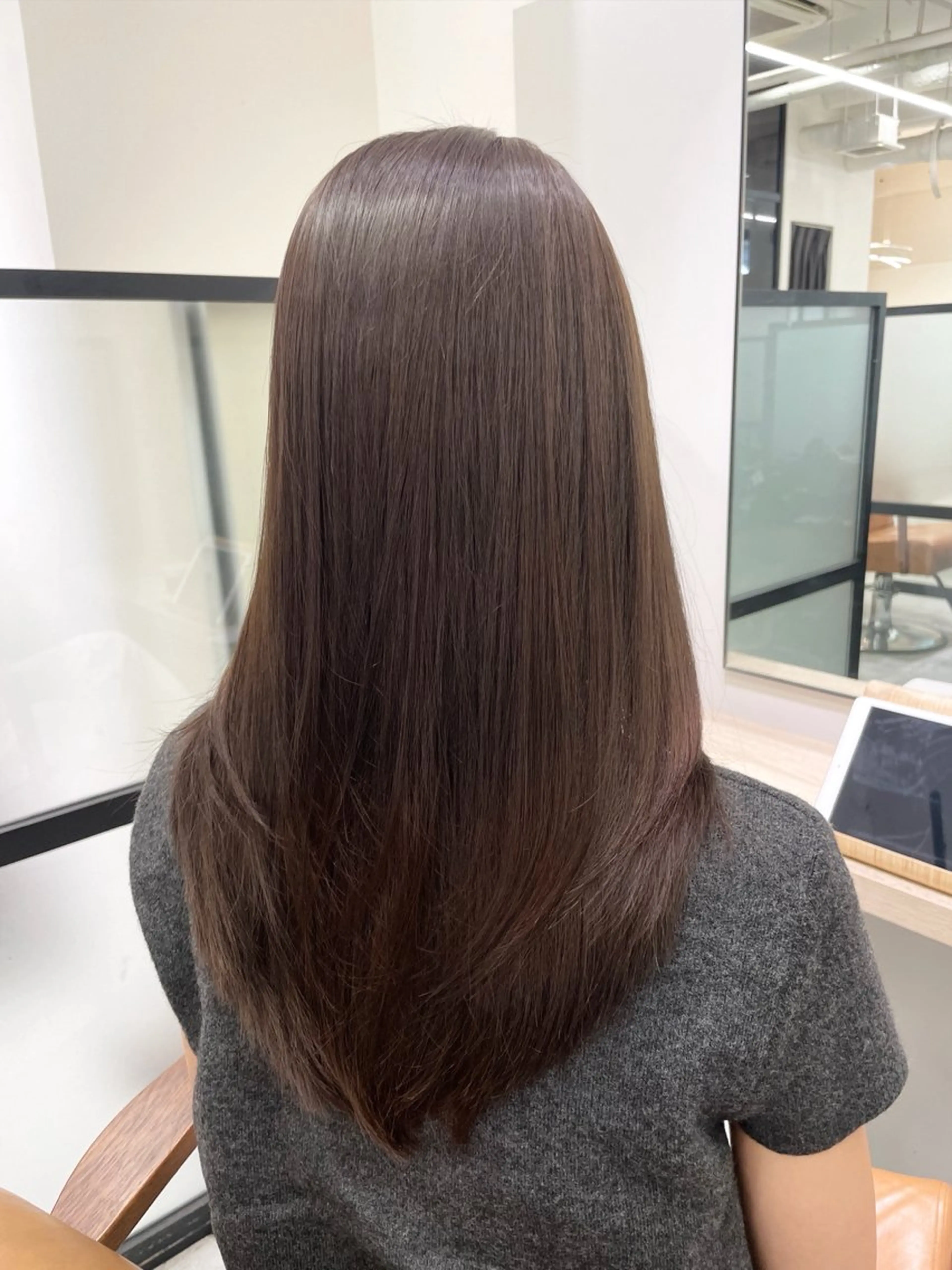 髪質改善⭐️ダメージレス縮毛矯正＋カット＋トリートメントの写真