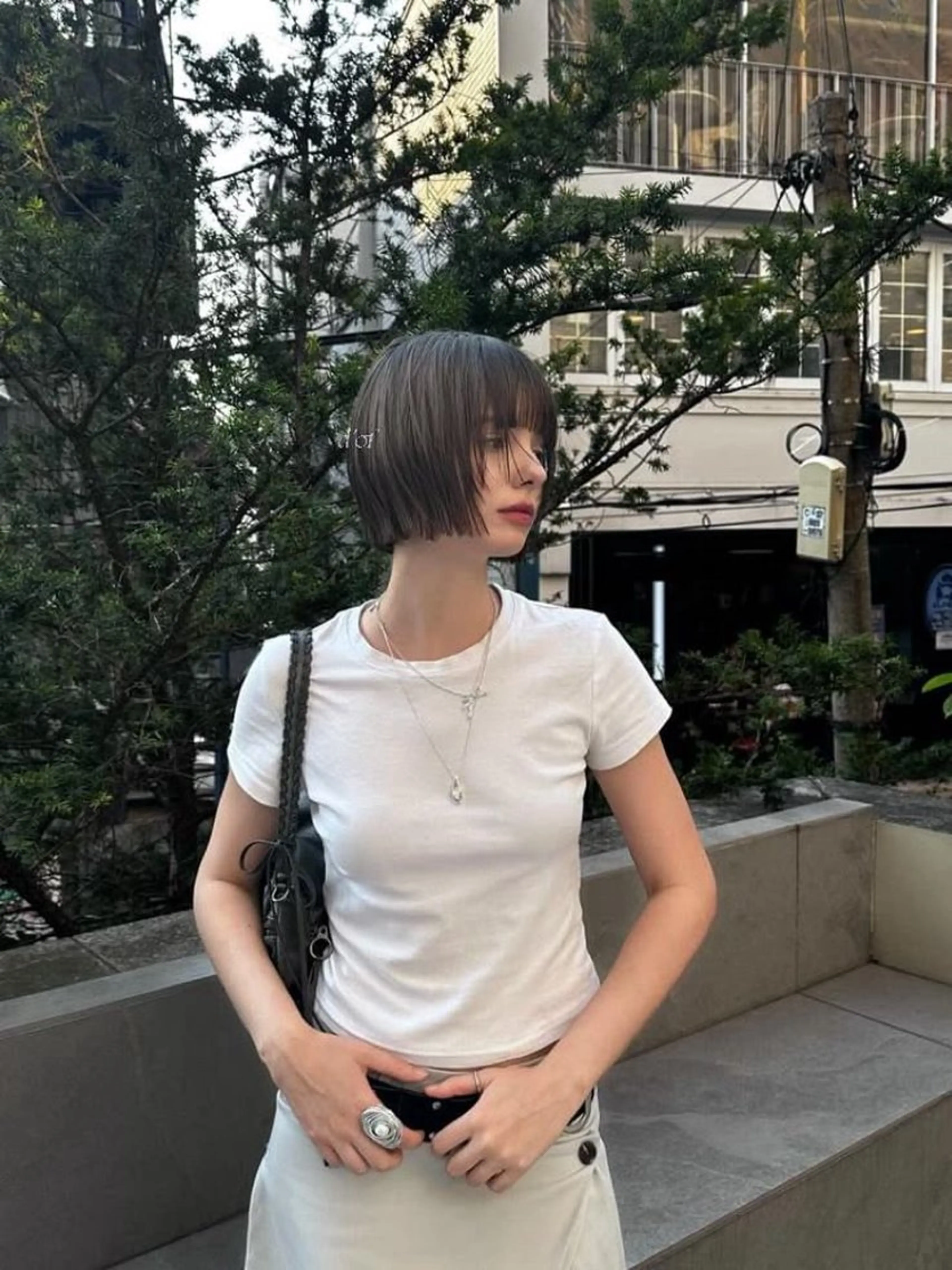 ショート ボブ 隈井 鈴のヘアスタイル