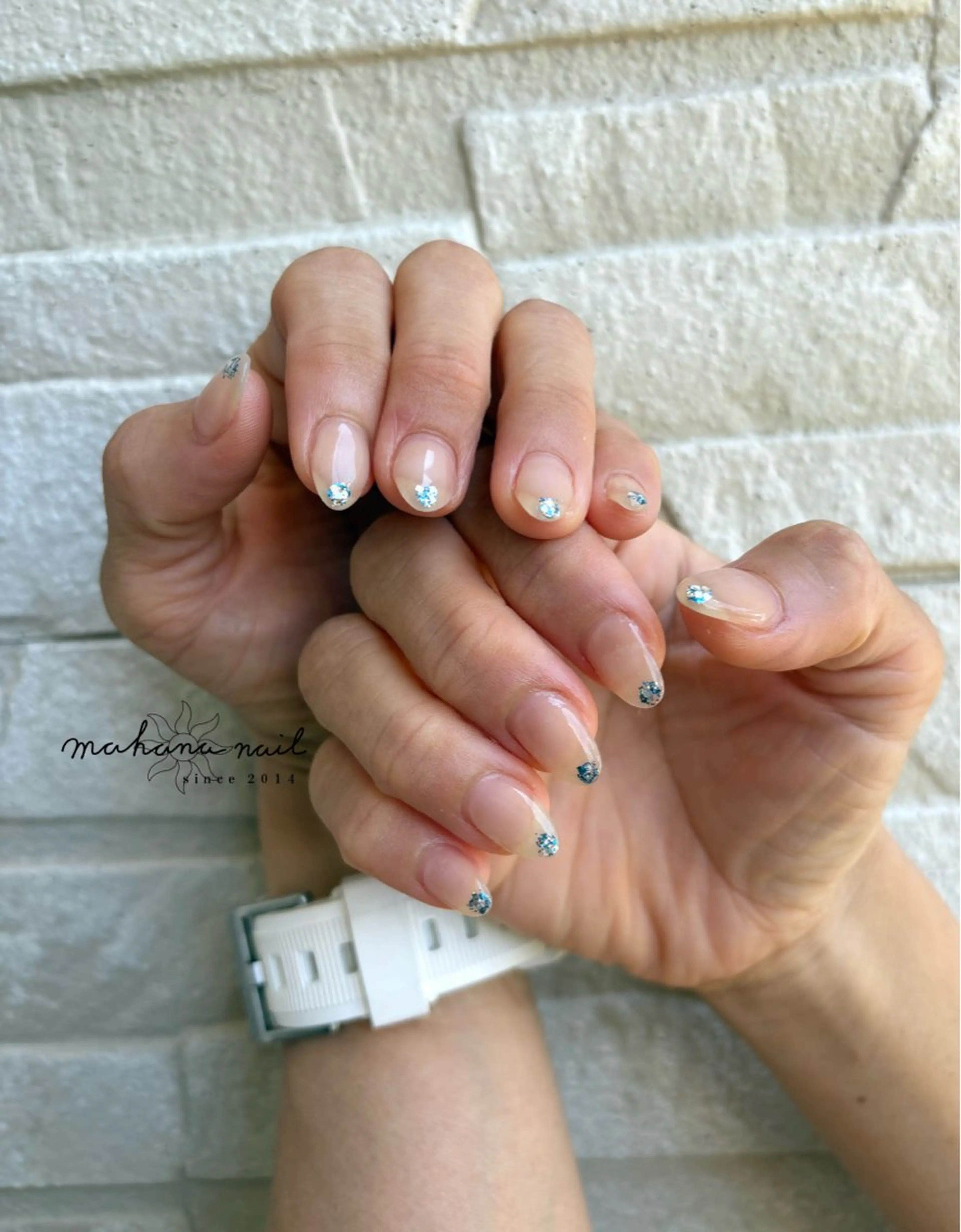 ネイル ラメ(グリッター) ハンドネイル mahana nailのネイルデザイン