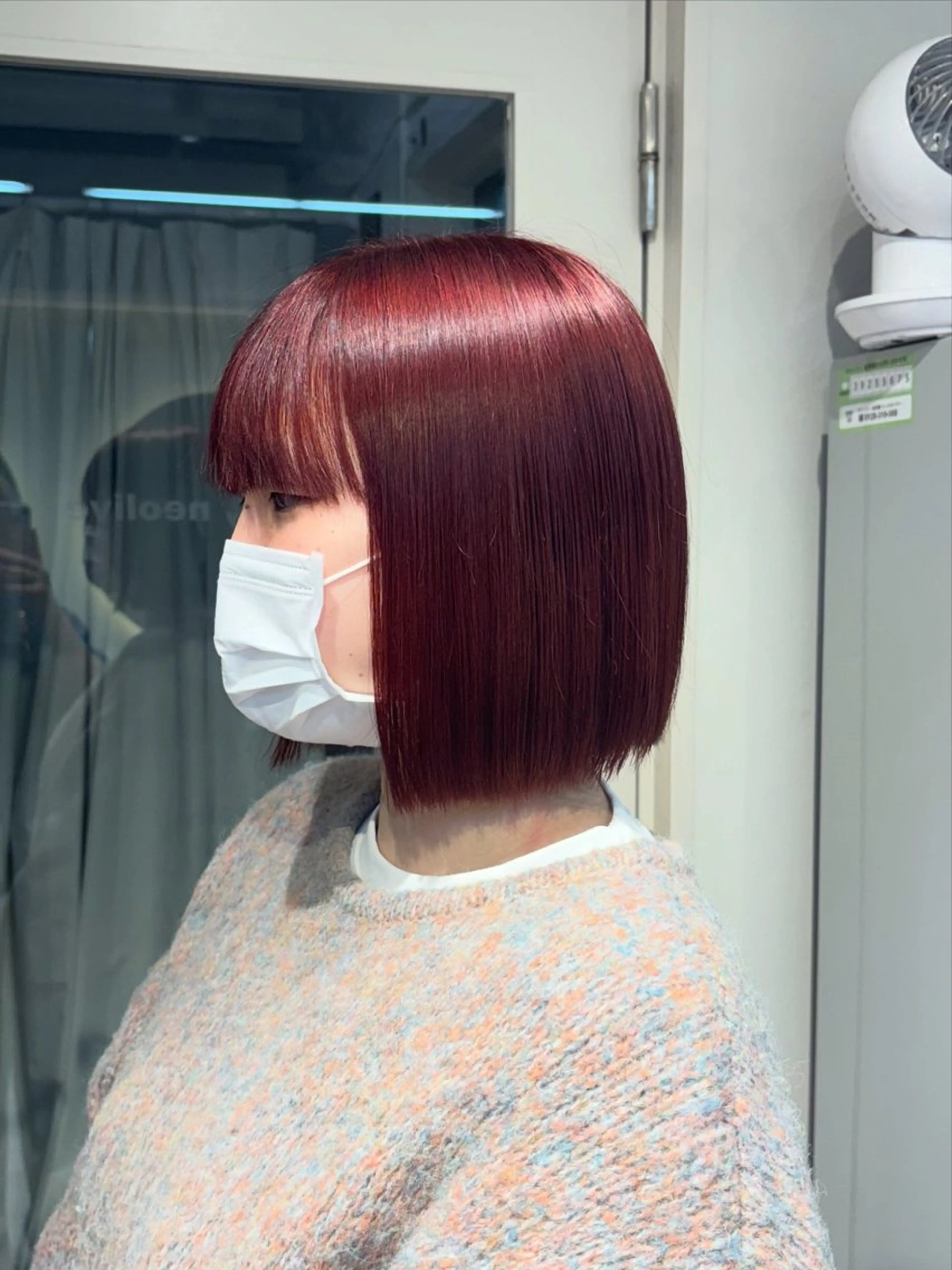 ミディアム カラー ボルドーカラー 🎀 RINKA 🎀のヘアスタイル