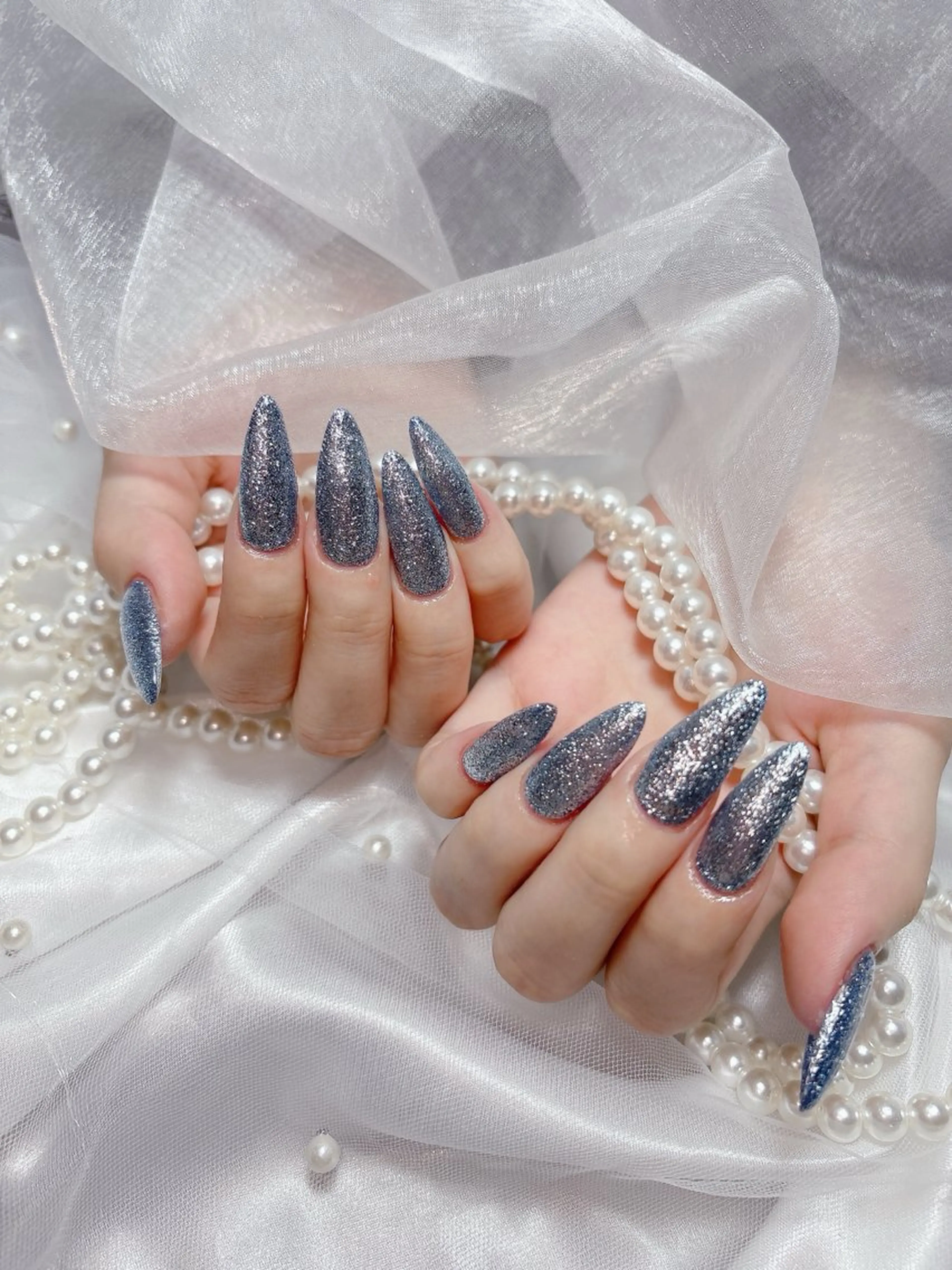 長さ出し10本🌼マグネットorワンカラーorフラッシュネイル【オフあり】の写真