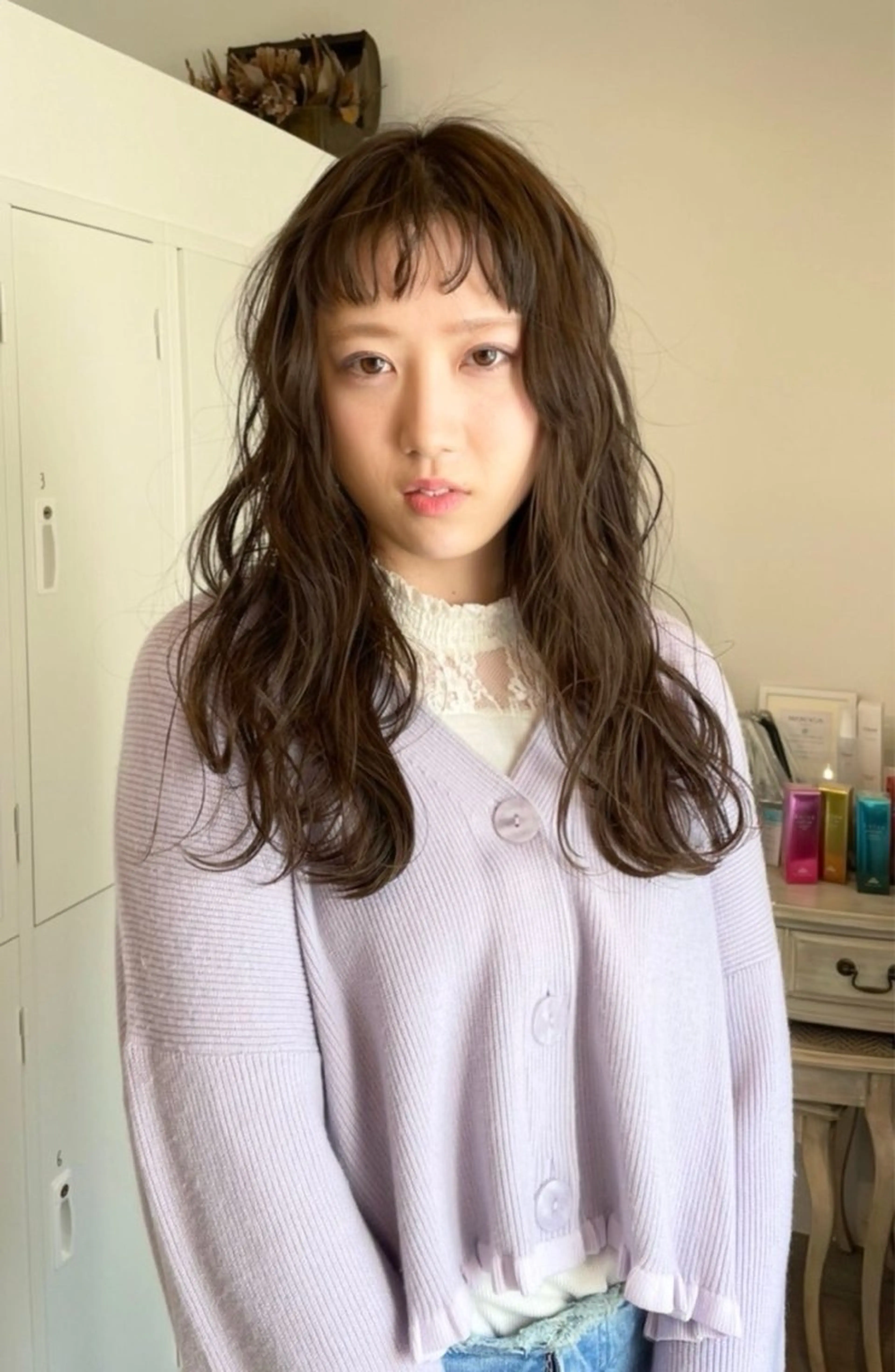 ミディアム Rocca hair aoiのヘアスタイル