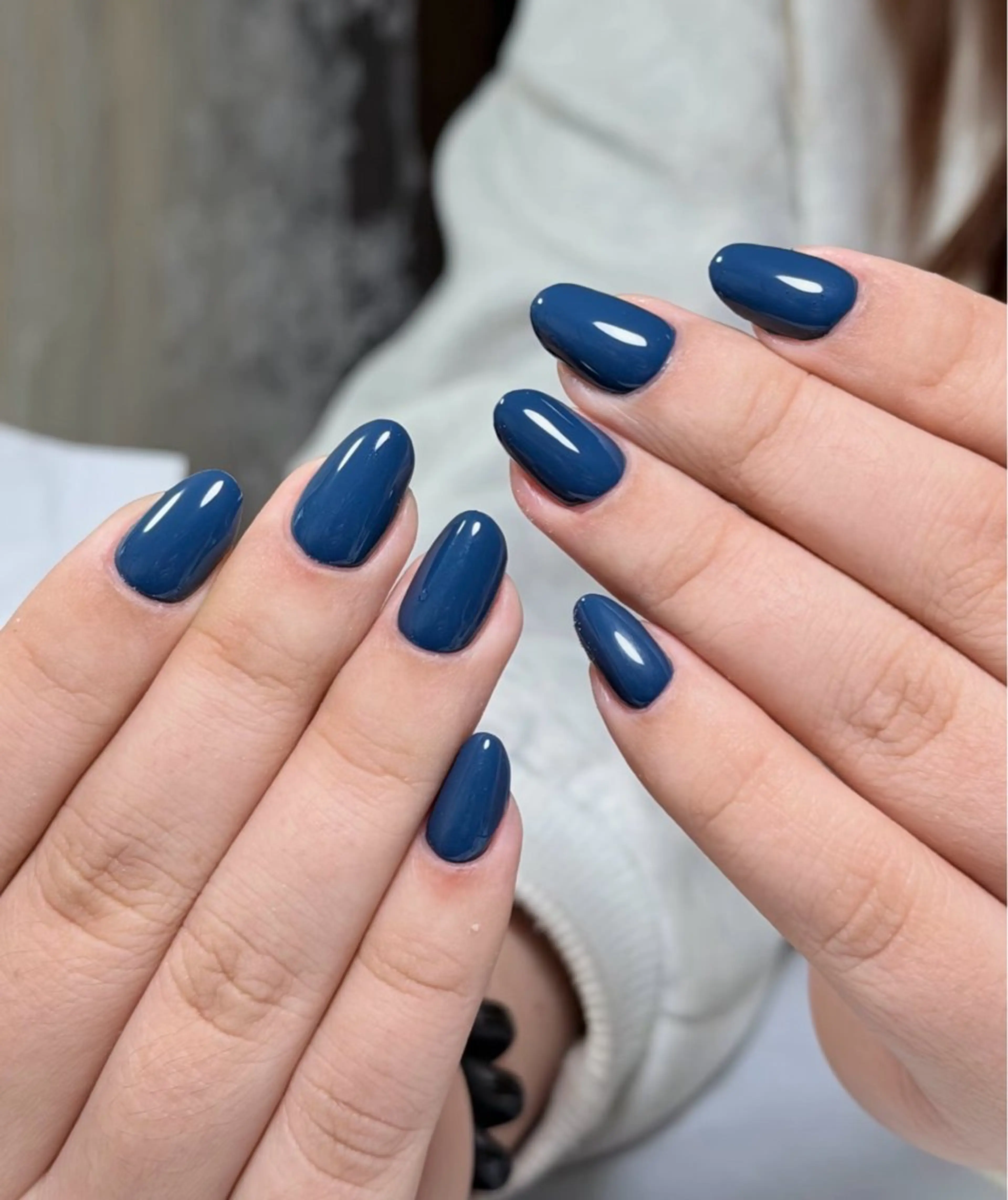 ネイル フレンチネイル キラキラネイル 韓国ネイル シンプルネイル ワンホンネイル ハンドネイル MEI Nailのネイルデザイン