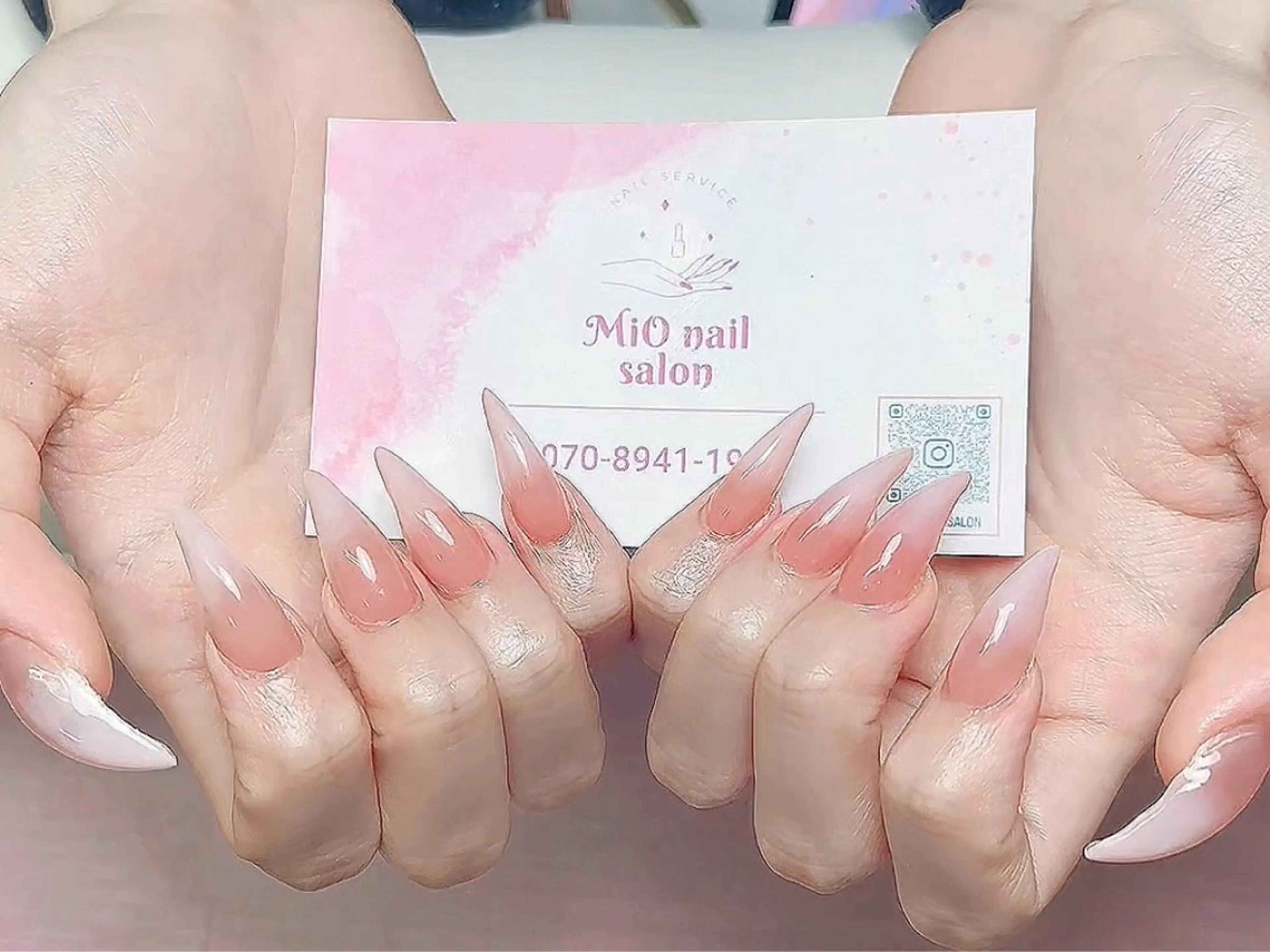 ネイル ジェルネイル 韓国ネイル 持ち込み オフィスネイル ワンホンネイル MiO Nailのネイルデザイン