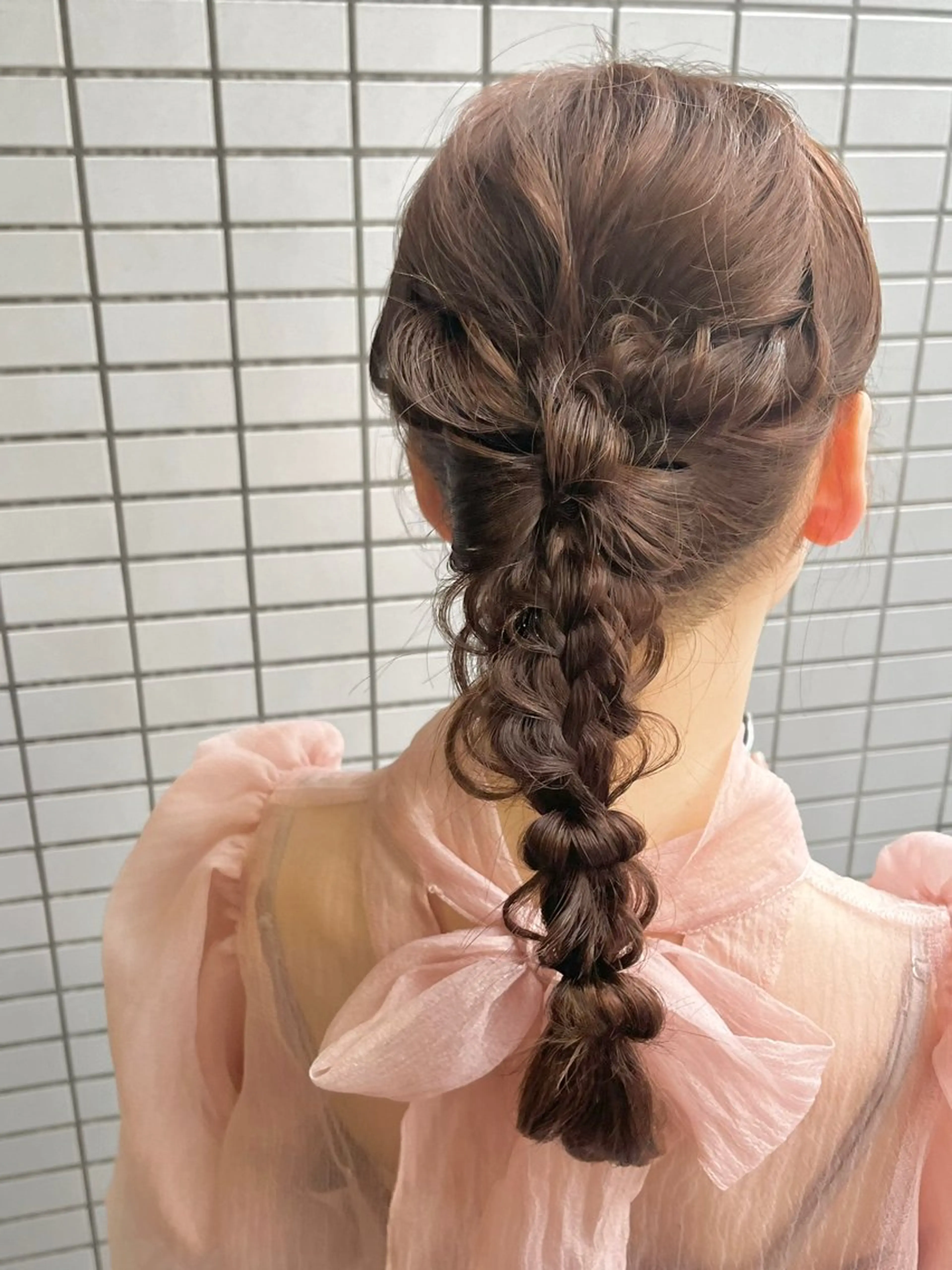 ヘアアレンジ 結婚式・ブライダル 推し活/パーティヘア ⭐️今田 水風🐰のヘアスタイル