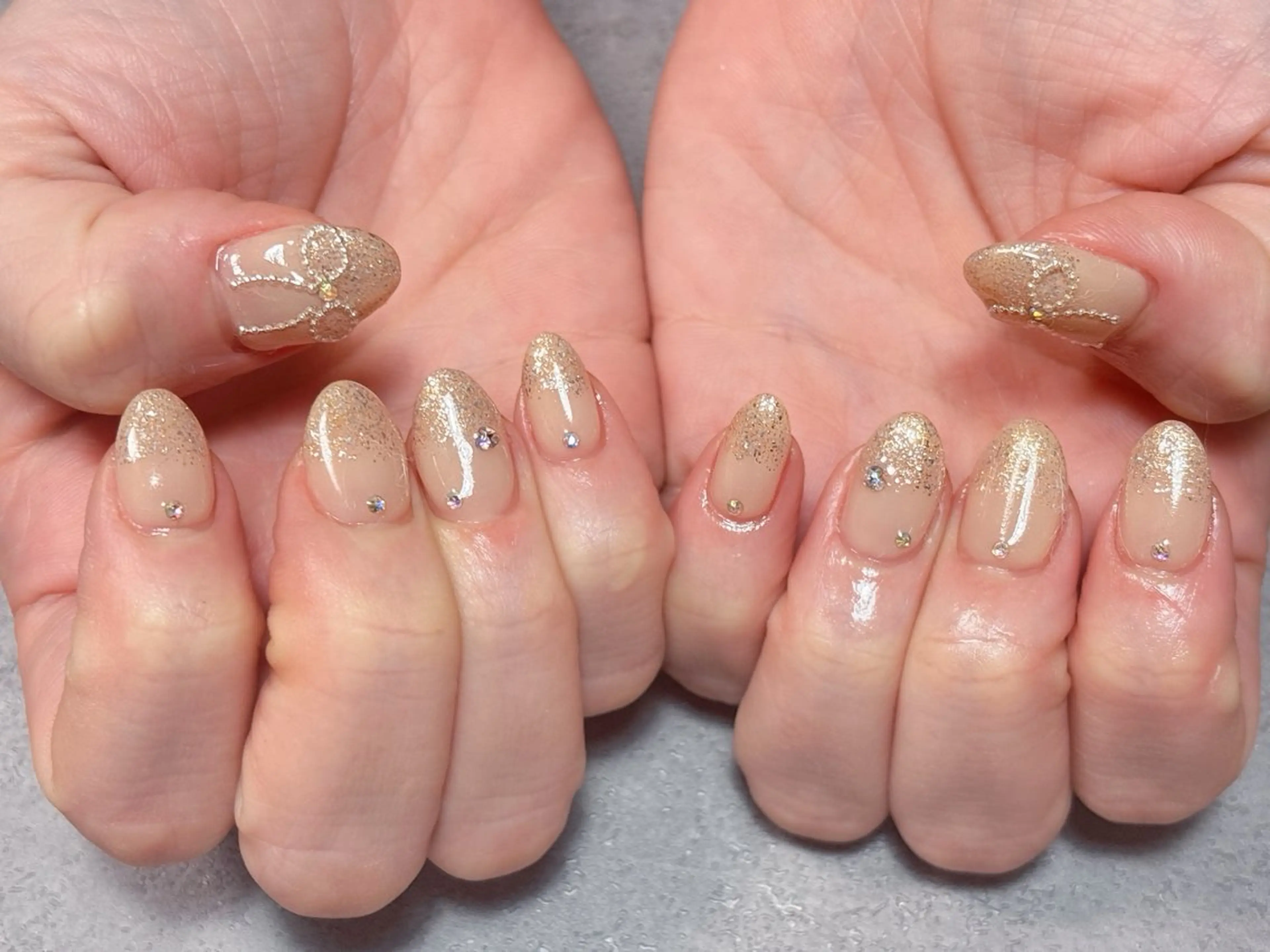 ネイル アートネイル ハート マグネットネイル リボン バレンタイン ハンドネイル ハンドケア ゆ か_Nails💫のネイルデザイン