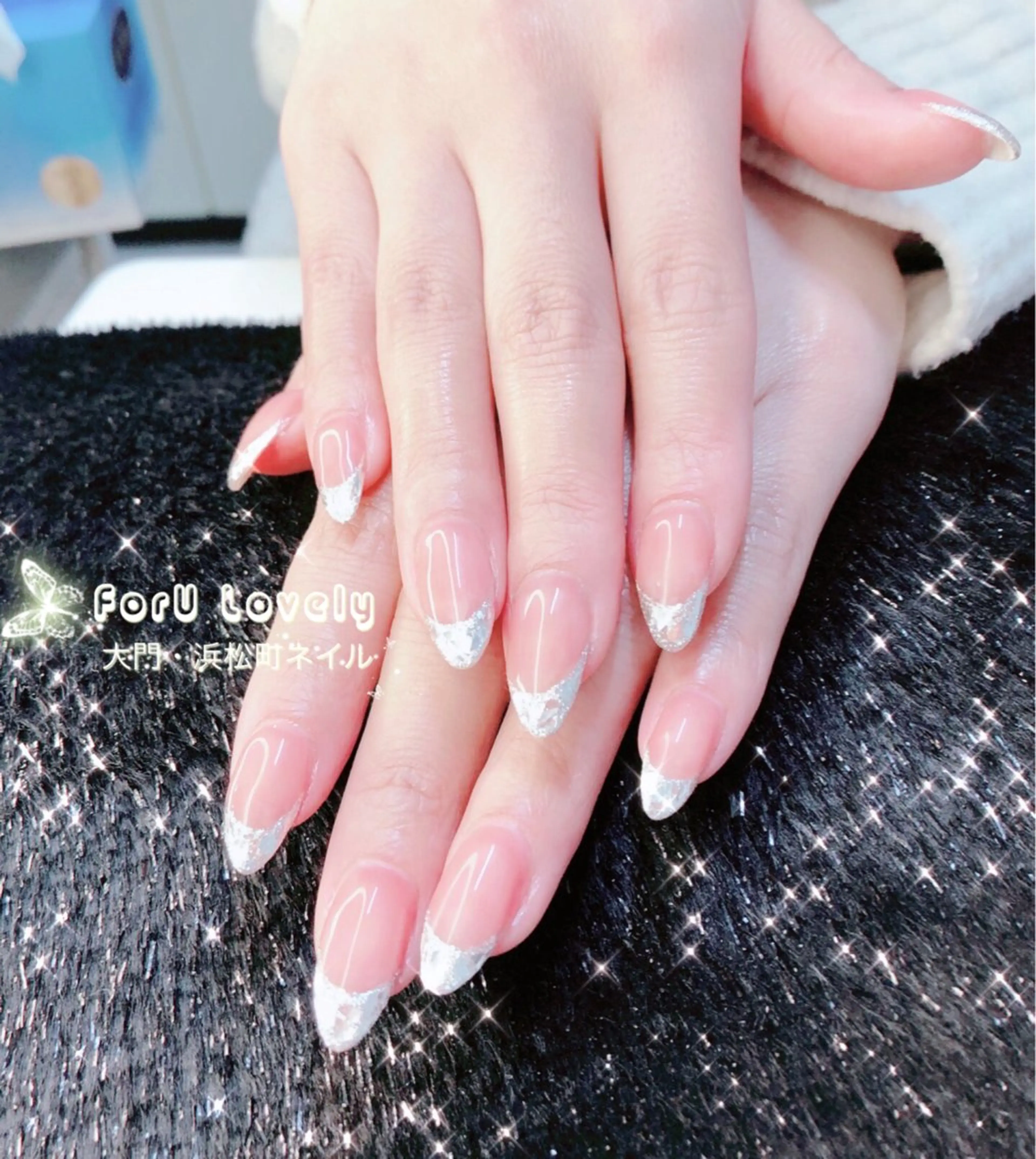 ネイル 桜ネイル フットネイル フレンチネイル ジェルネイル グラデーション 大門浜松町 ネイルのネイルデザイン
