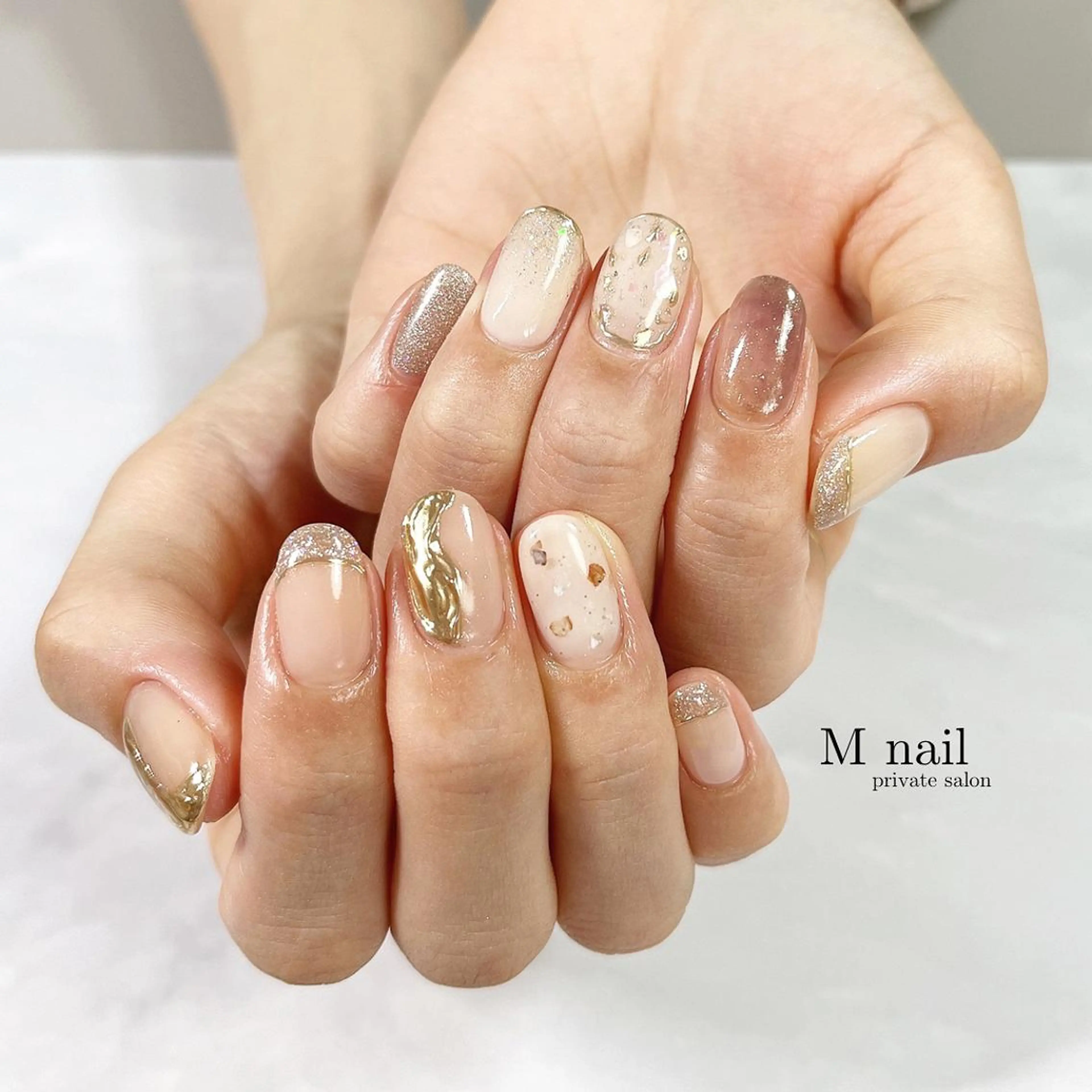 ネイル ハンドネイル M　nail所属・M nailのネイルデザイン