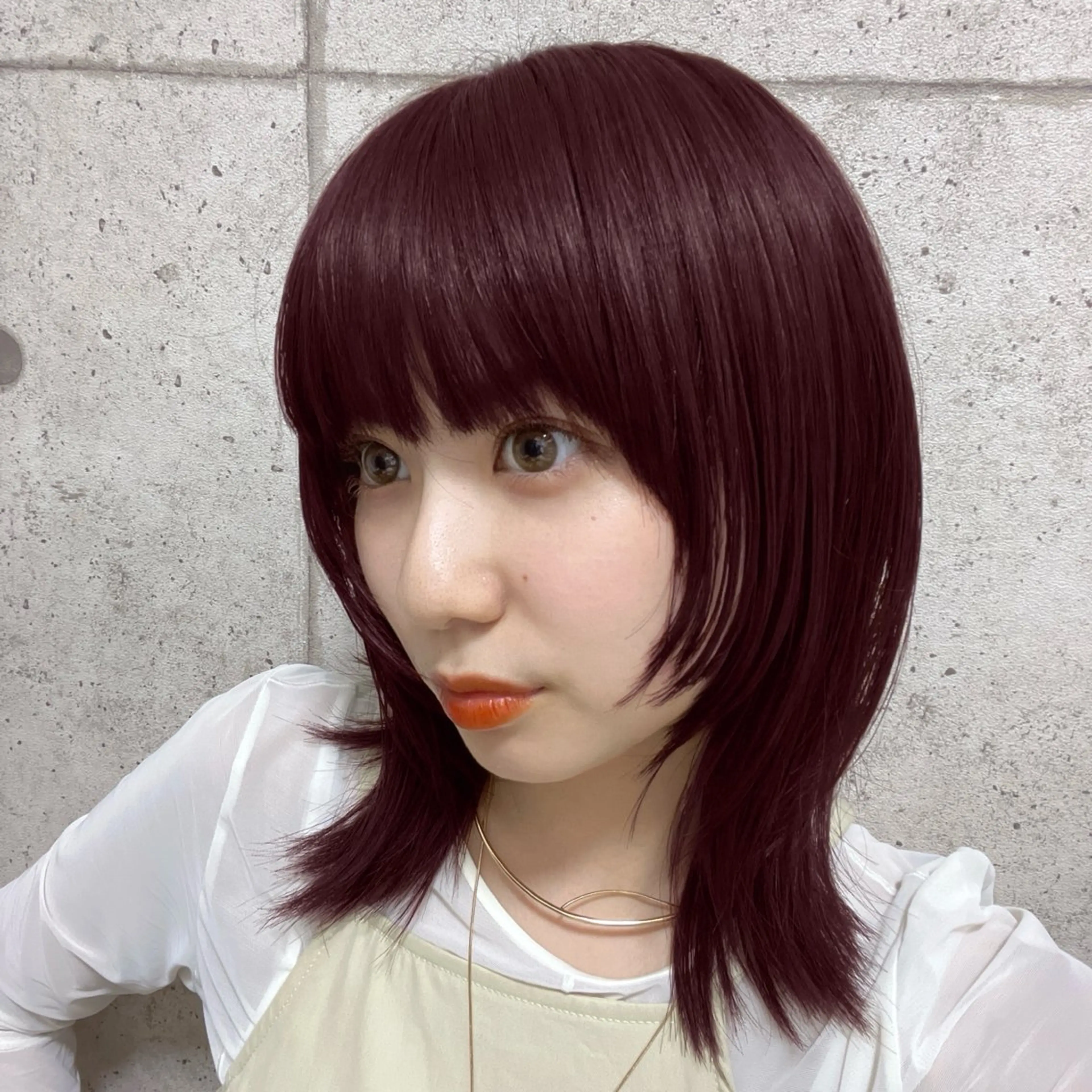 ショート カラー レイヤー🩰顔まわり /透明感/kanaのヘアスタイル