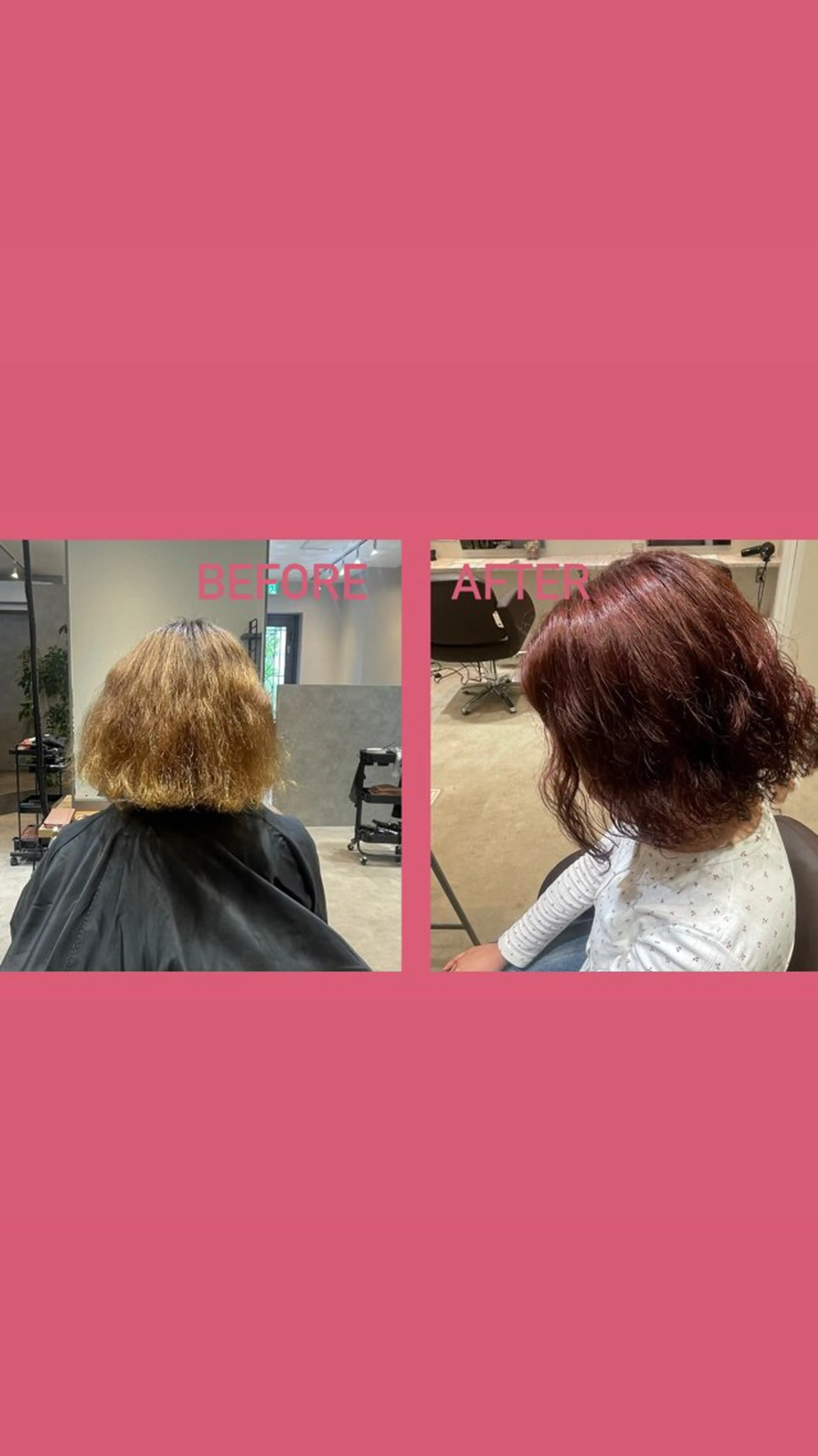 ショート カラー パーマ ベージュカラー ピンクカラー ヘアカラー 藤本遙/メンズカット /カラー🌟のヘアスタイル