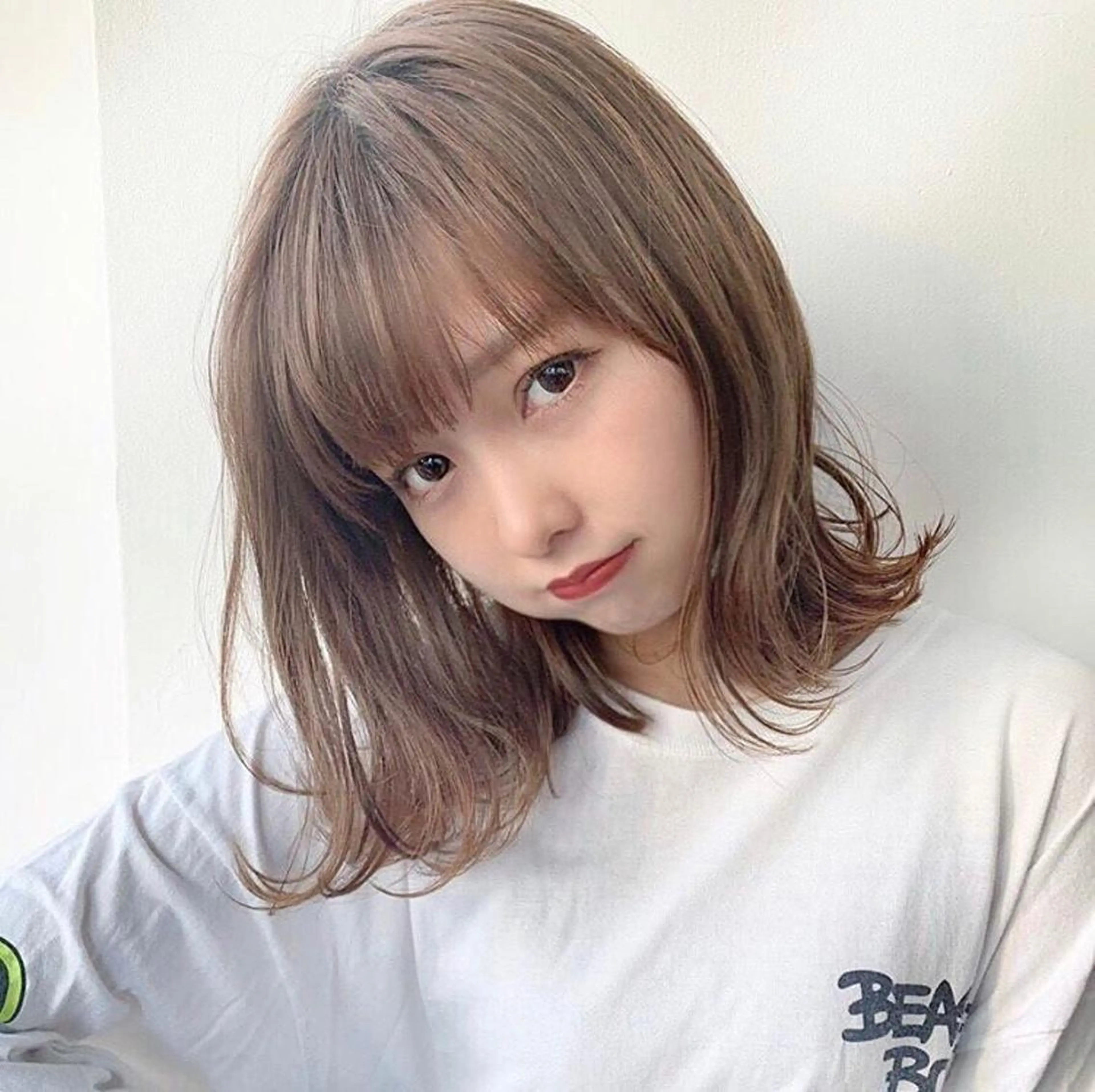 ミディアム カラー ヘアカラー トリートメント ヘッドスパ ヘアセット カラー指名NO.1 🌈Neneのヘアスタイル