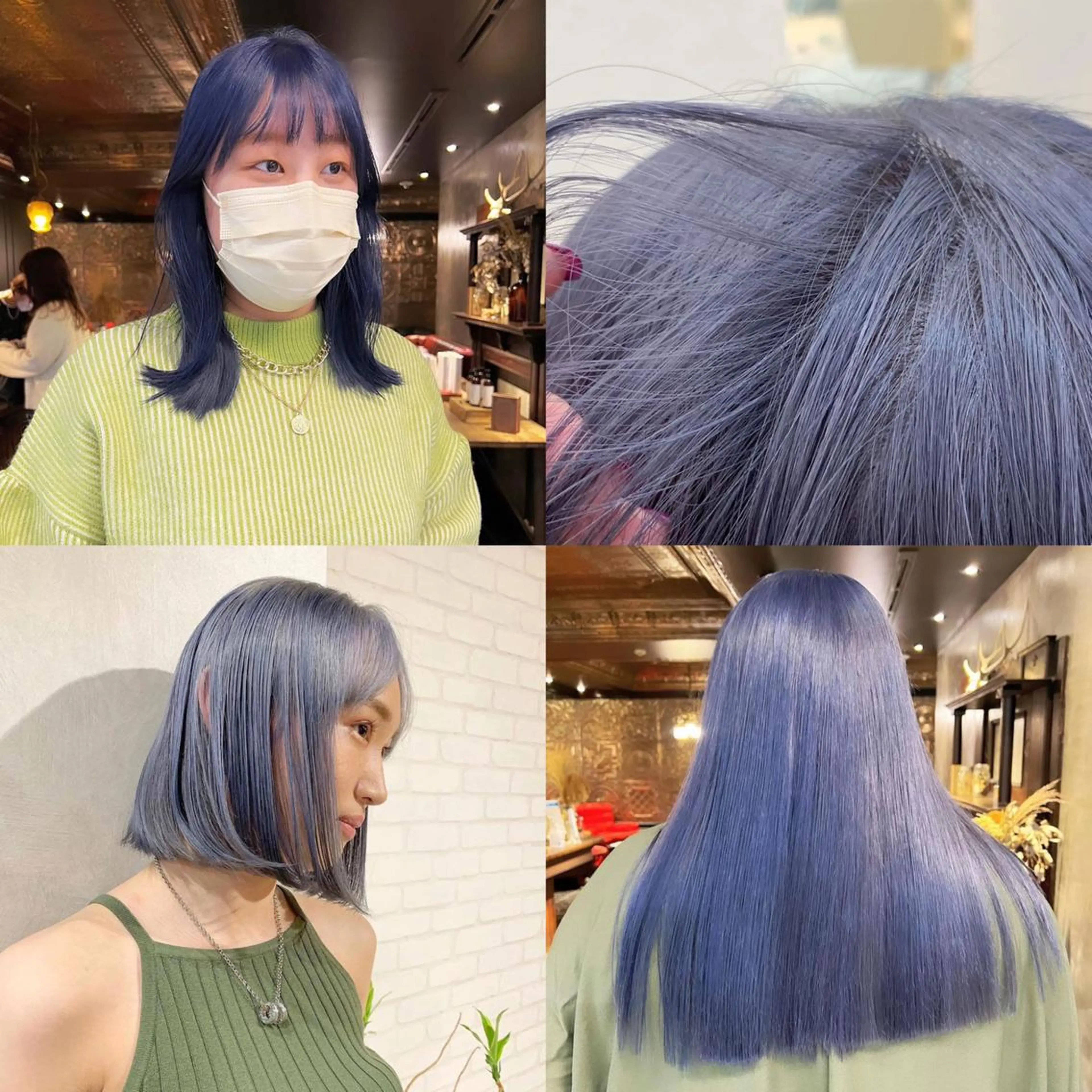 カラー ブルーカラー ダブルカラー ヘアカラー haco＋所属・圧倒的デザイン力 店長🎨RENAのヘアスタイル