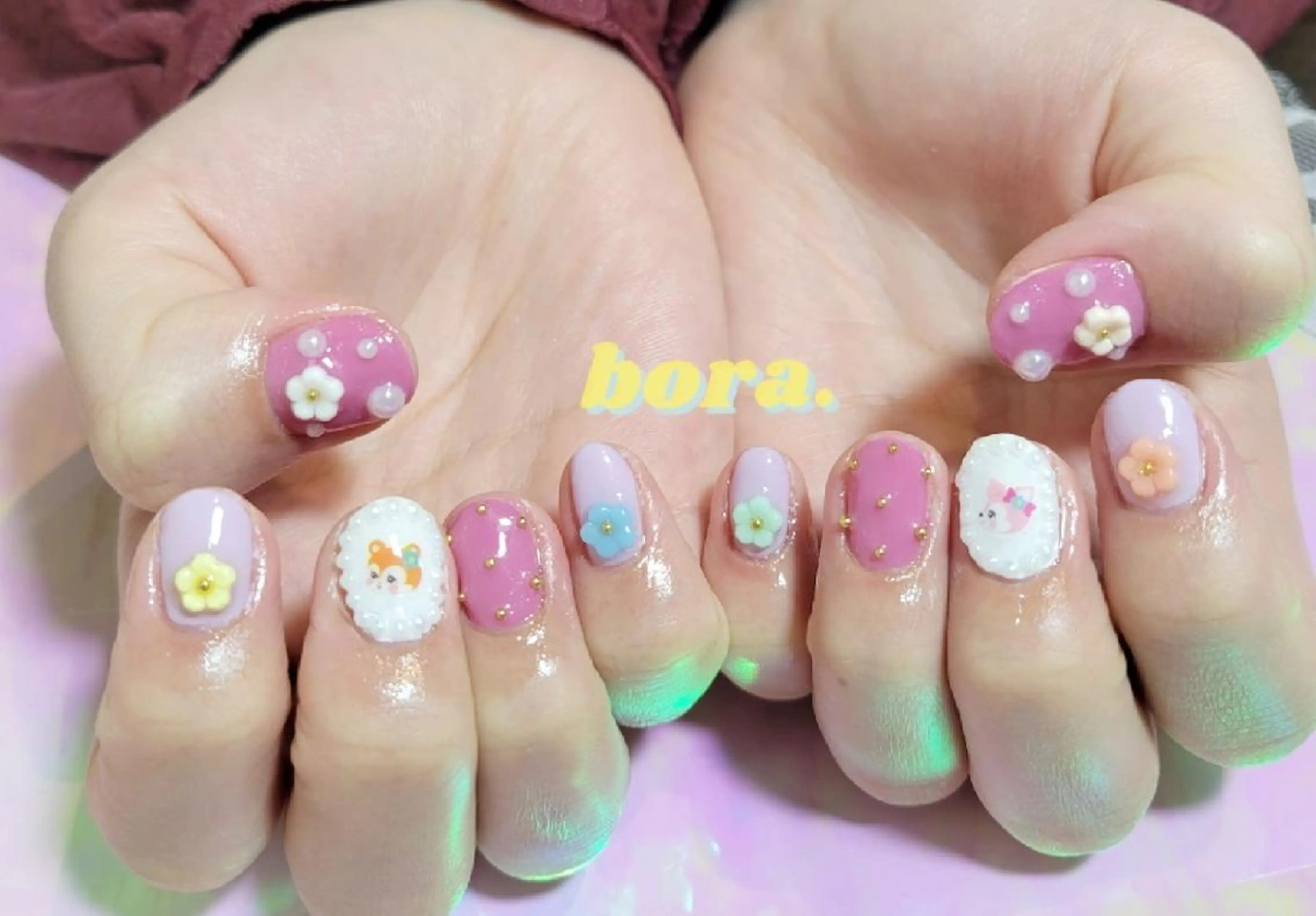 ネイル 💜bora .のネイルデザイン