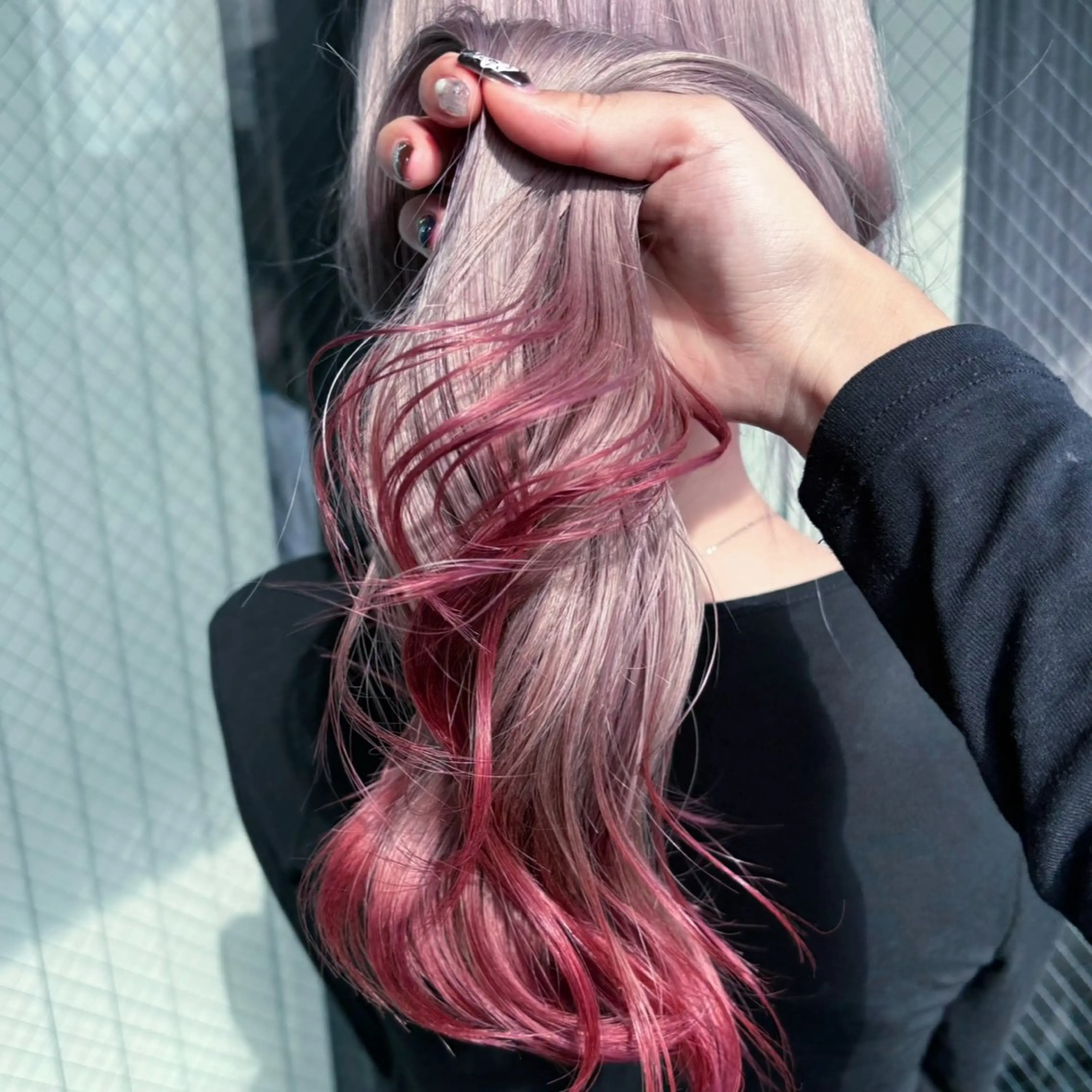 セミロング カラー 💫miyu💫デザ インカラー/アレンジのヘアスタイル