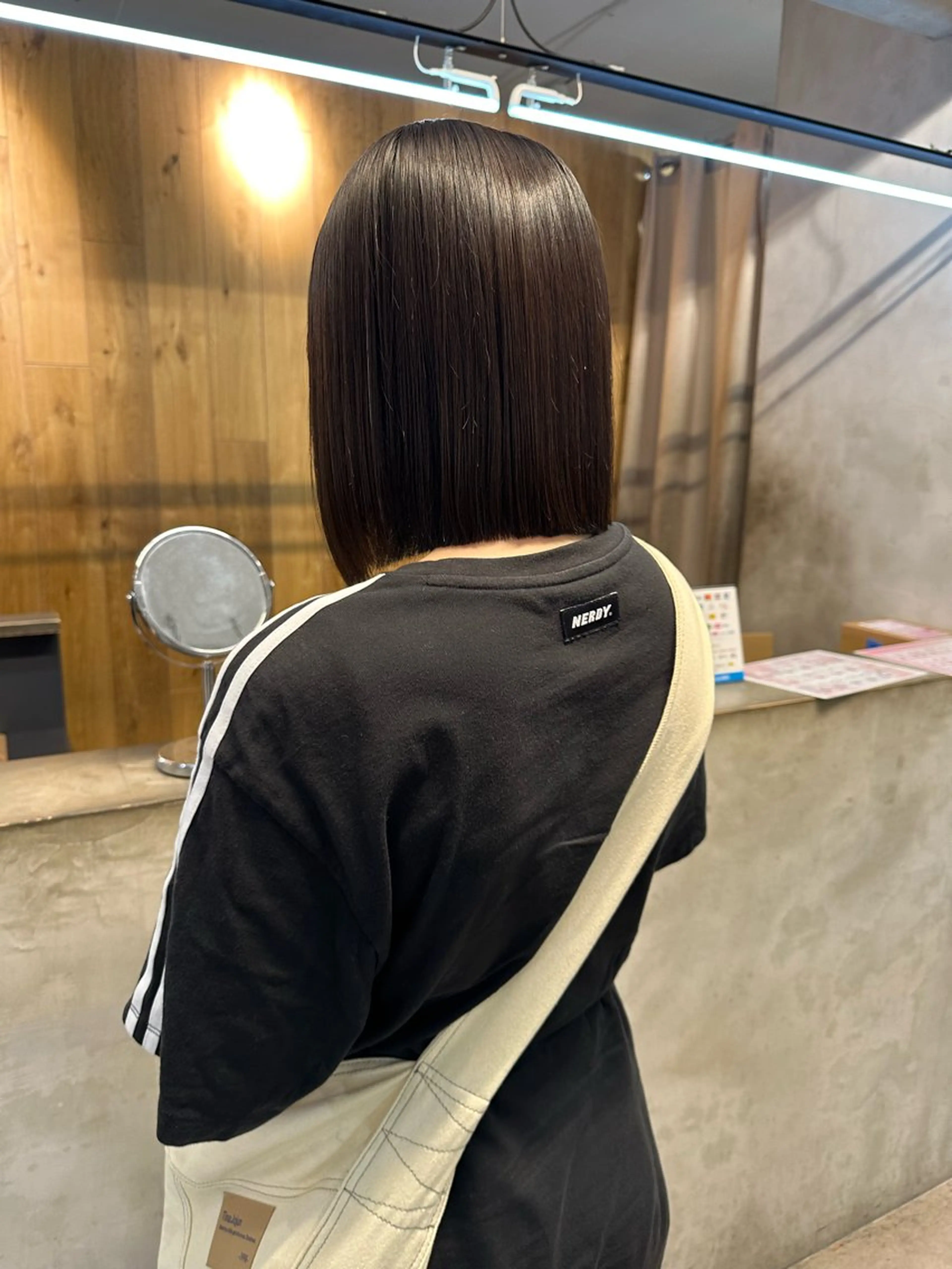 【🉐minimo限定メニュー‼️】全体ダメージレス縮毛矯正✨うる艶Aujuaトリートメント🌟の写真