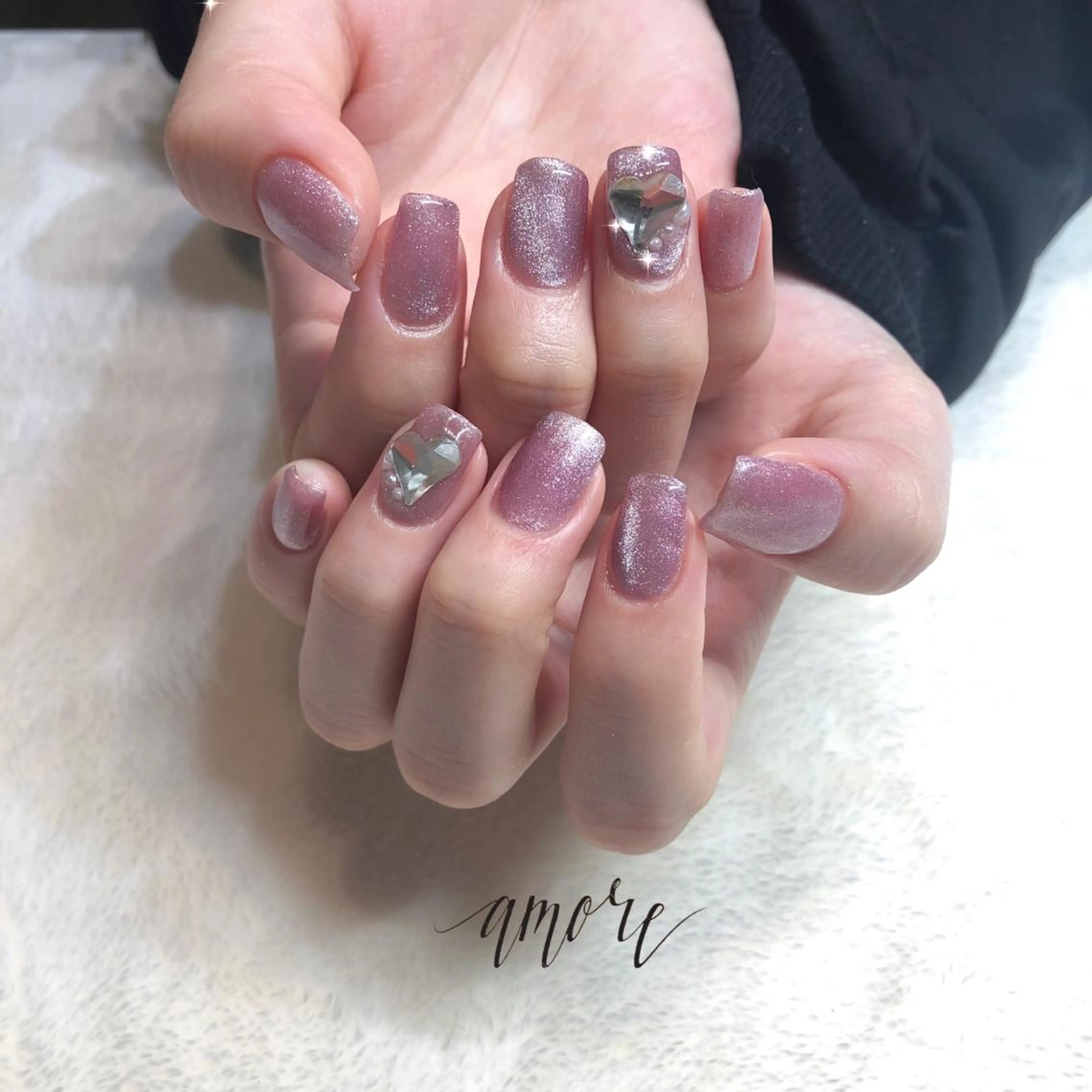 ネイル ジェルネイル 韓国ネイル マグネットネイル ニュアンスネイル You kyehwaのネイルデザイン