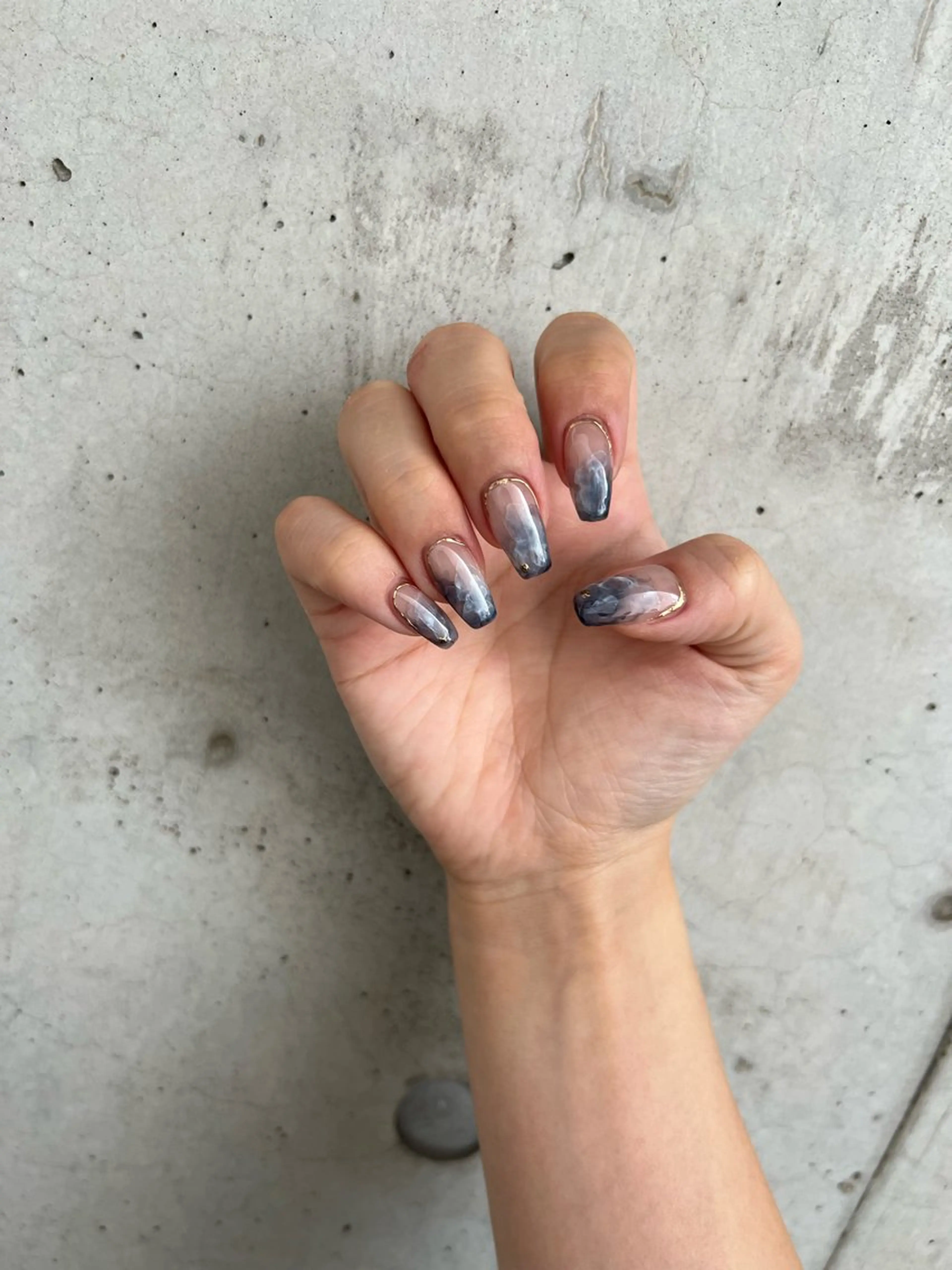 ネイル 持ち込み ニュアンスネイル Charme. NOBUKOのネイルデザイン