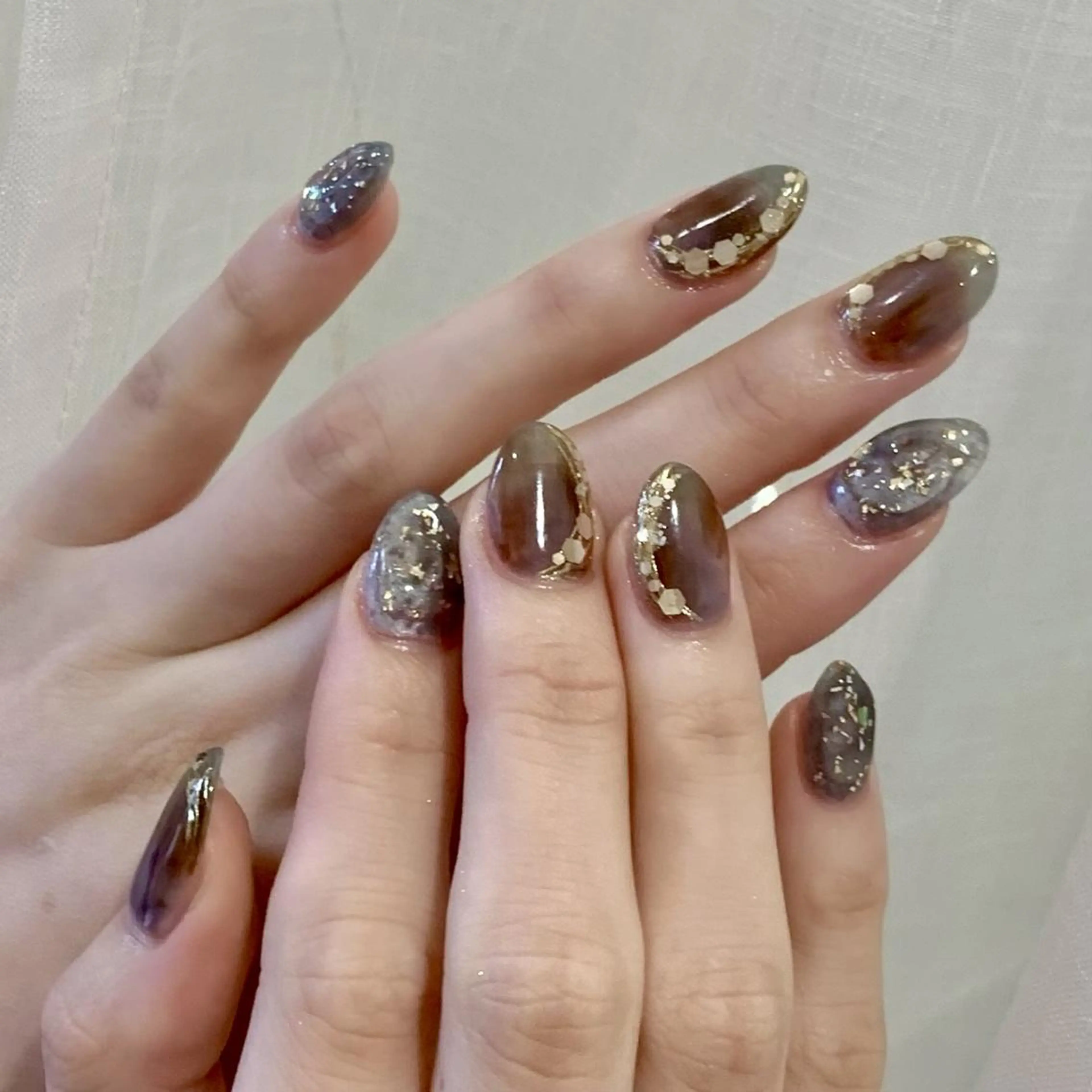 ネイル ハンドネイル kyoko✨個性派 /ニュアンスのネイルデザイン