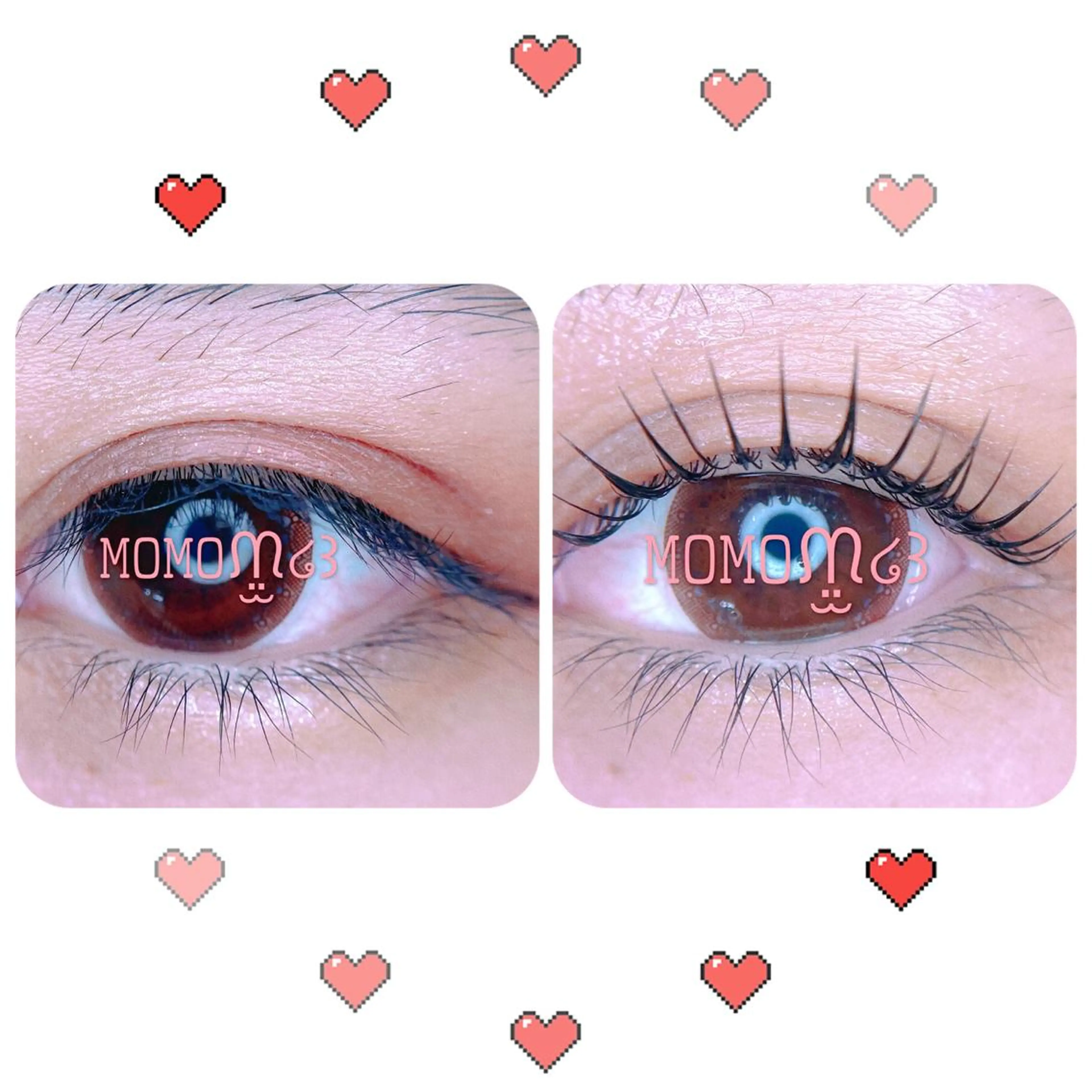 マツエク・マツパ フラットラッシュ ナチュラル パリジェンヌラッシュリフト 下まつげエクステ 一重×まつ毛パーマ モテデザインのプロ モモ🍑のマツエク・マツパデザイン